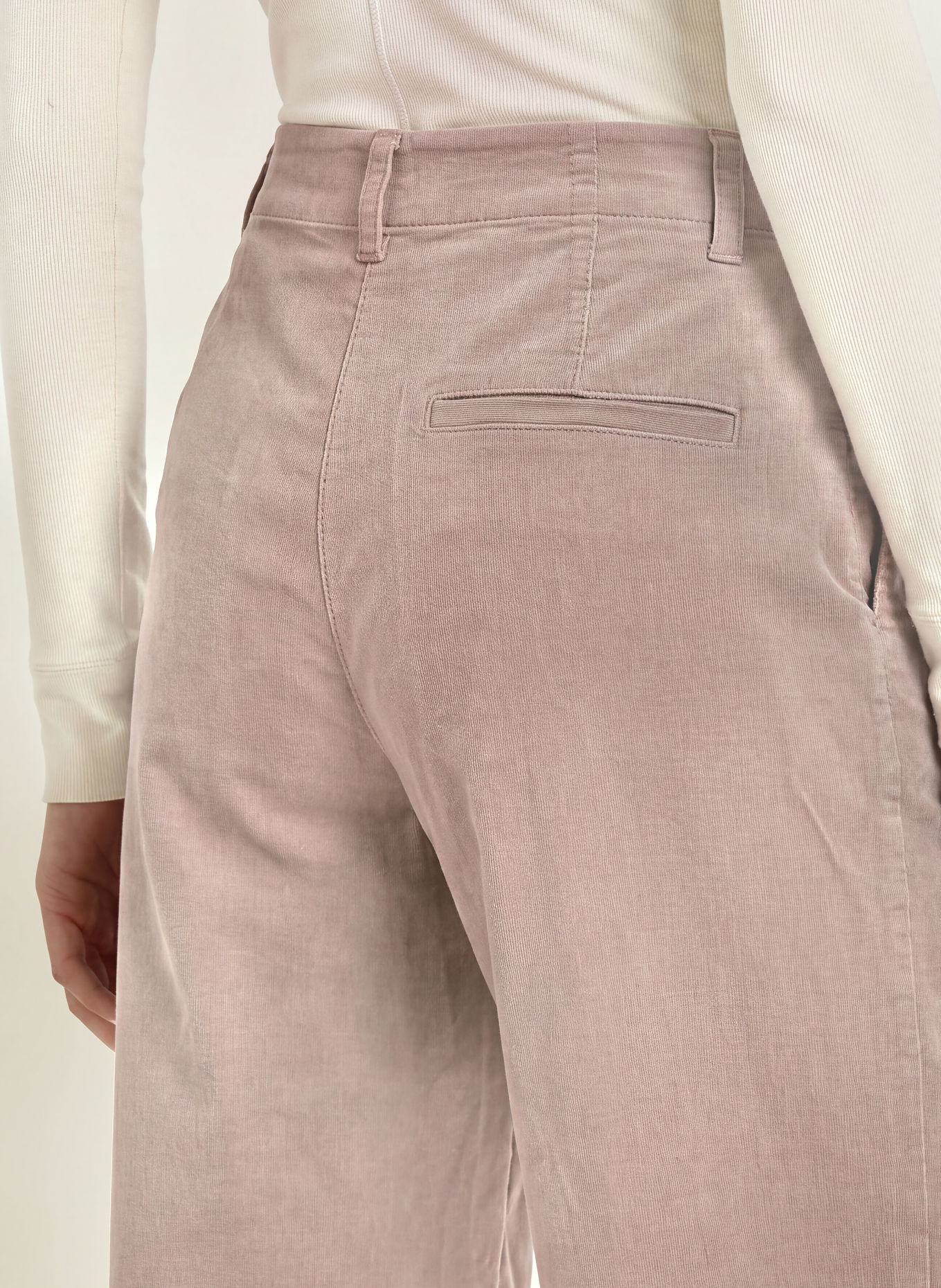 Marc O'Polo Pantaloni Marlene LANDE din velur: BEJ