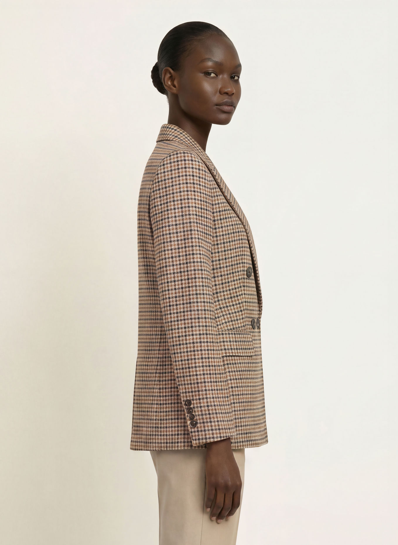 REISS Blazer WILLOW: BEIGE / BRAUN / SCHWARZ