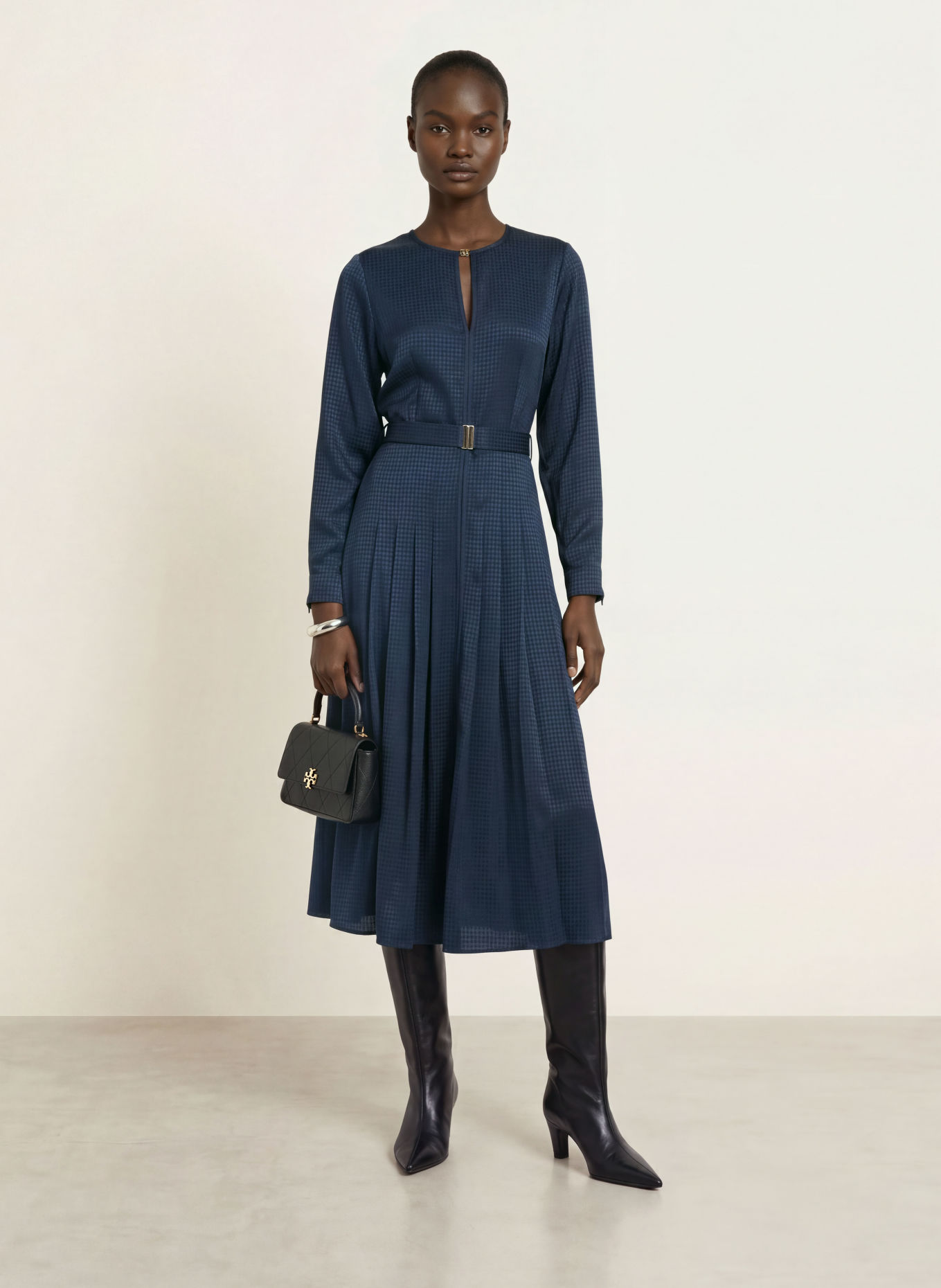 REISS Kleid KEA: DUNKELBLAU