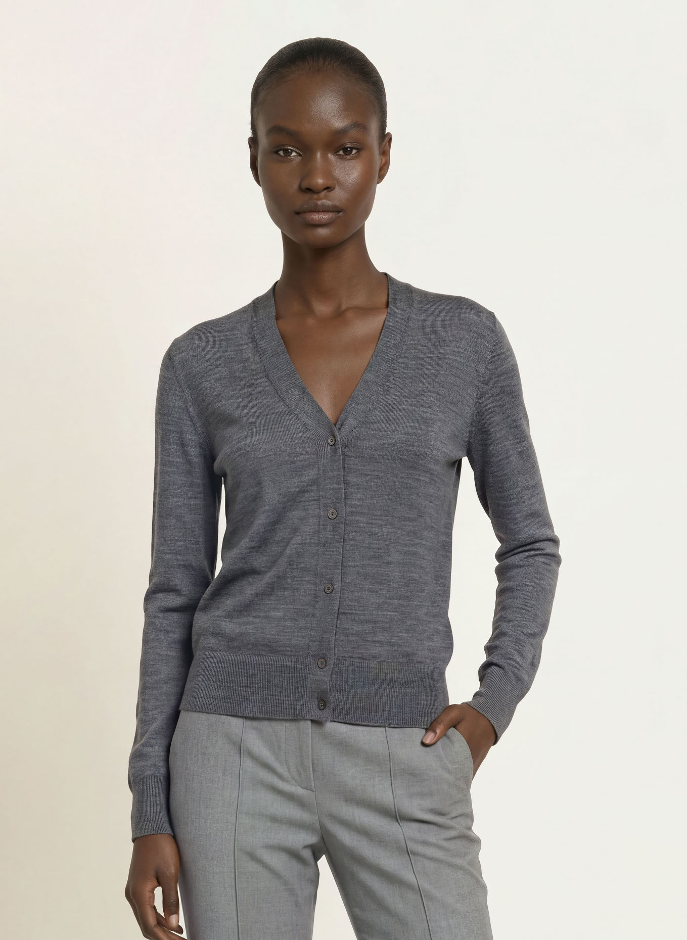 REISS Vest SIMI: DONKERGRIJS