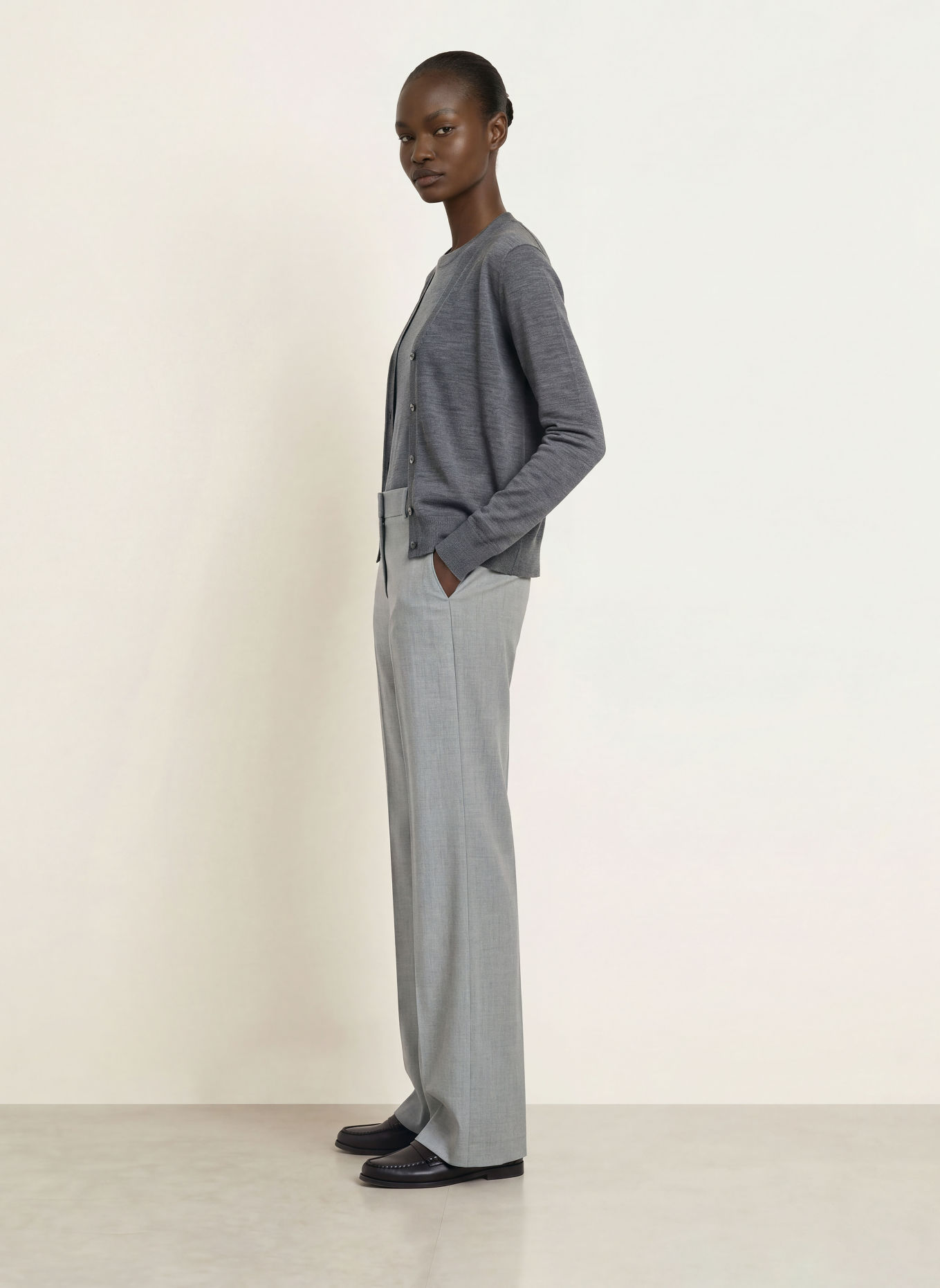 REISS Vest SIMI: DONKERGRIJS