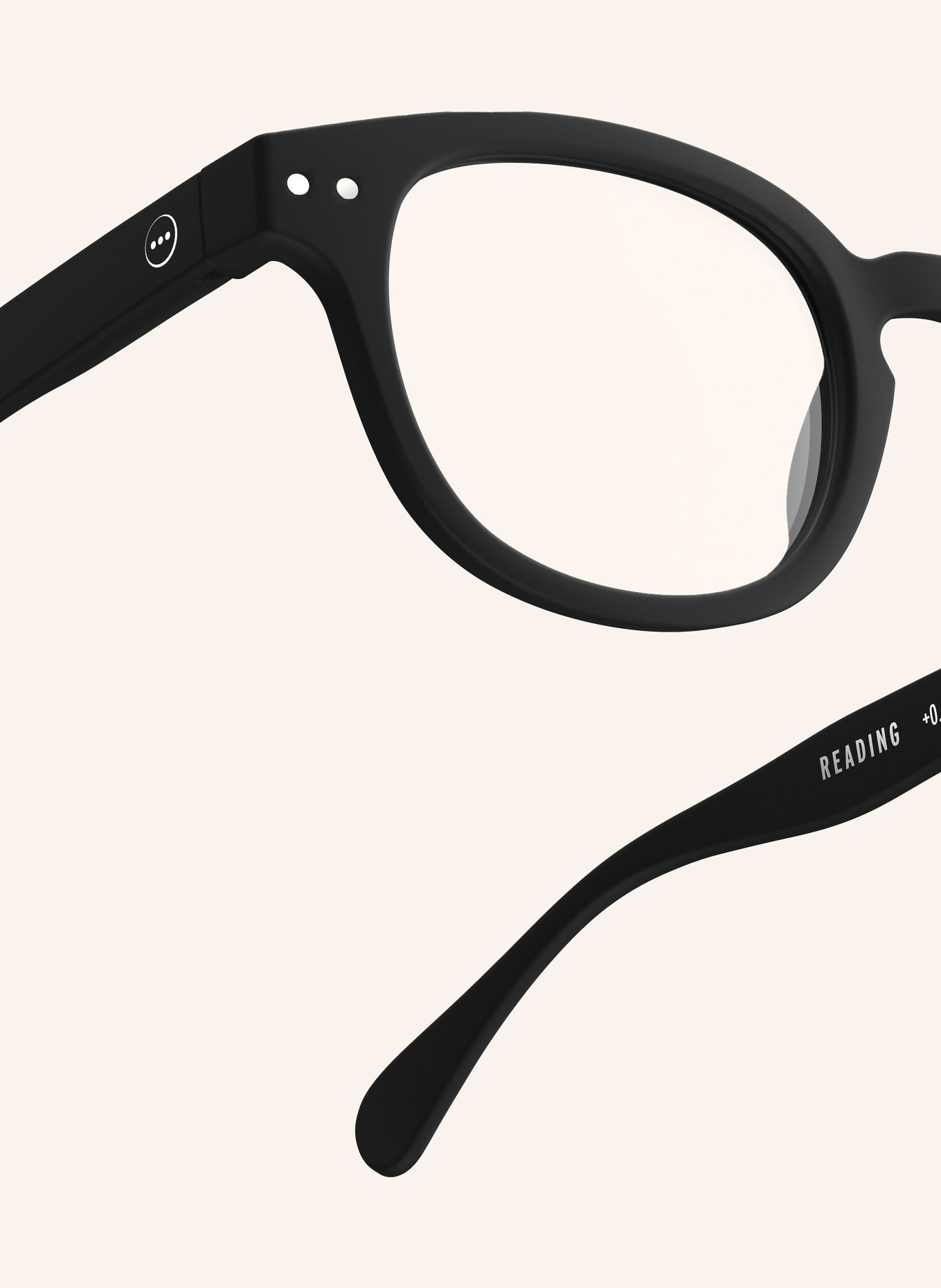 IZIPIZI Okulary do czytania #C: CZARNY/PRZEZROCZYSTY