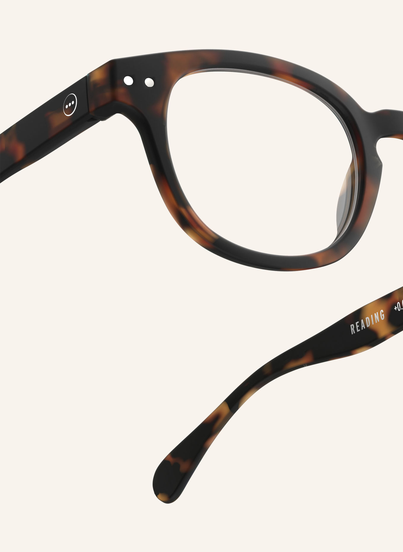 IZIPIZI Okulary do czytania #C: HAVANA/ PRZEZROCZYSTY