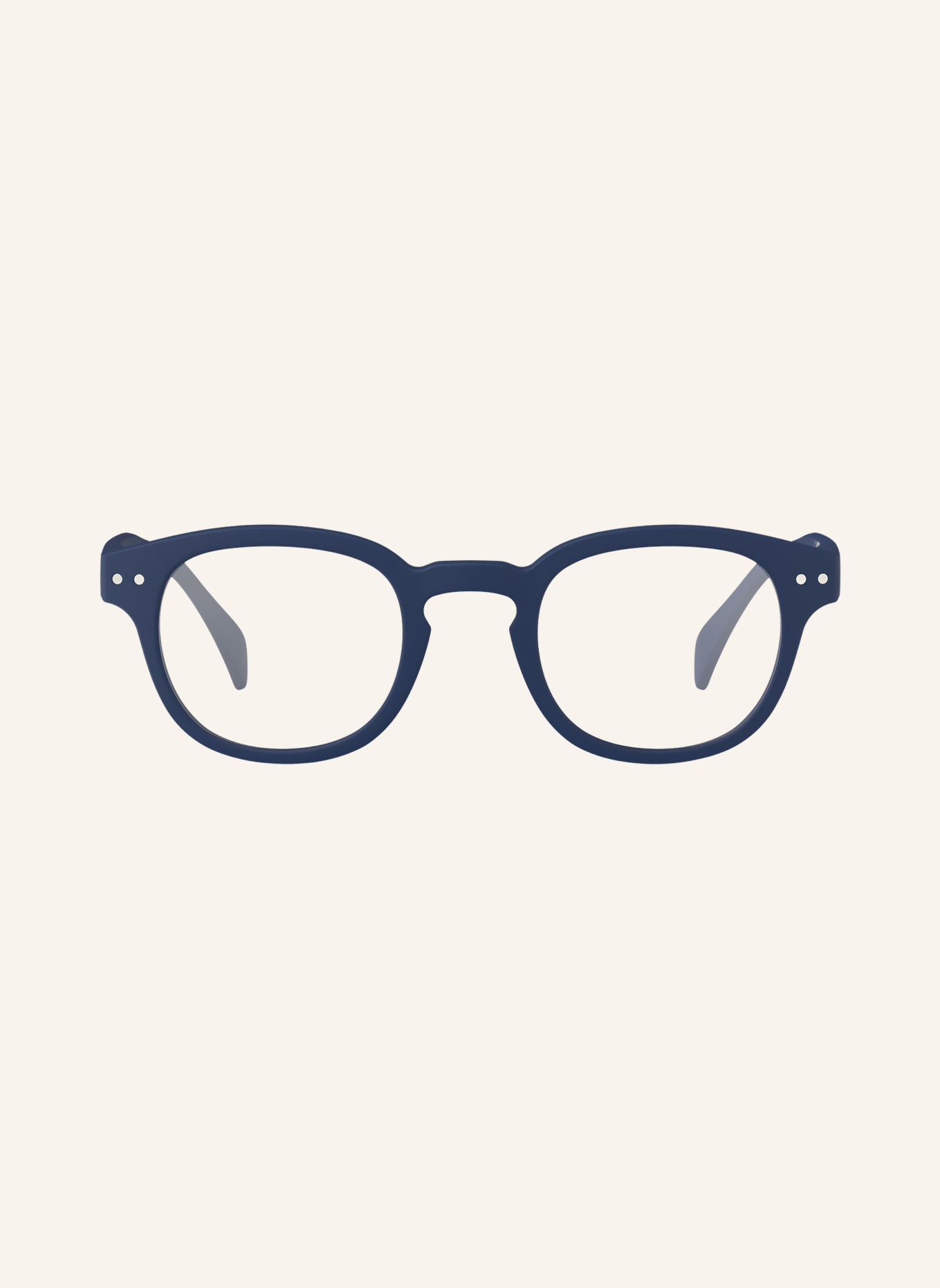 IZIPIZI Okulary do czytania #C: CIEMNONIEBESKI/ PRZEZROCZYSTY