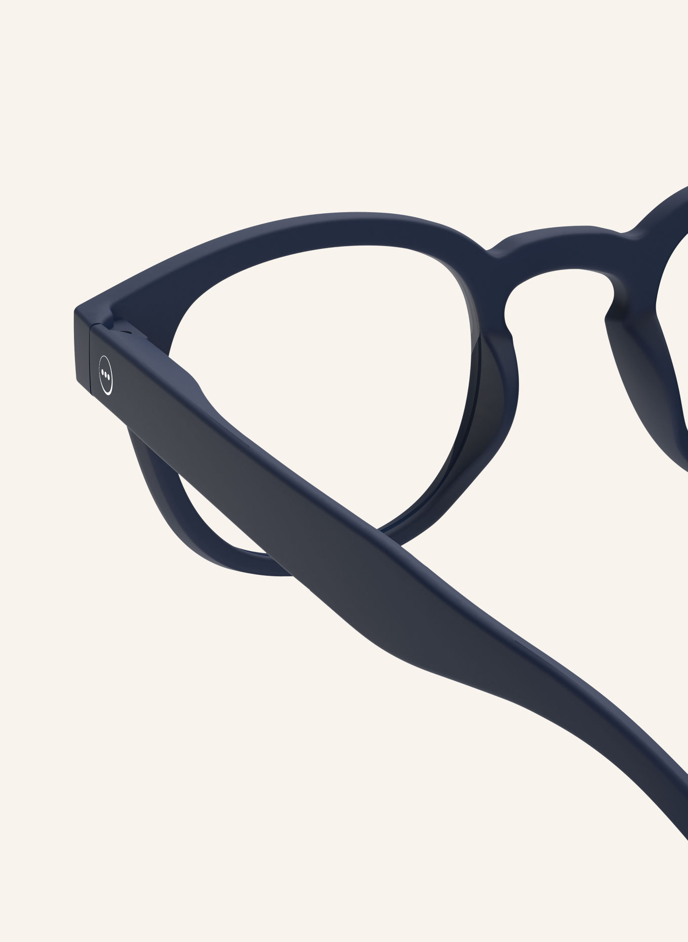 IZIPIZI Okulary do czytania #C: CIEMNONIEBESKI/ PRZEZROCZYSTY
