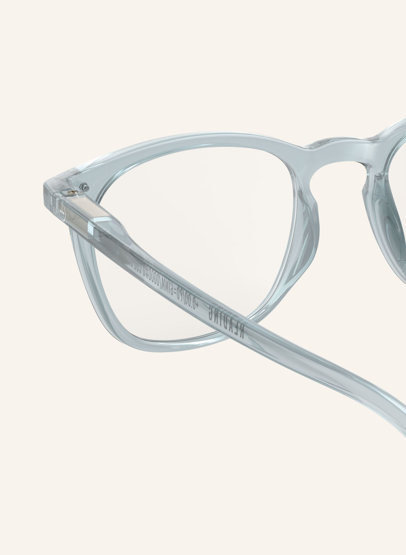 IZIPIZI Okulary do czytania #E: NIEBIESKI/PRZEZROCZYSTY
