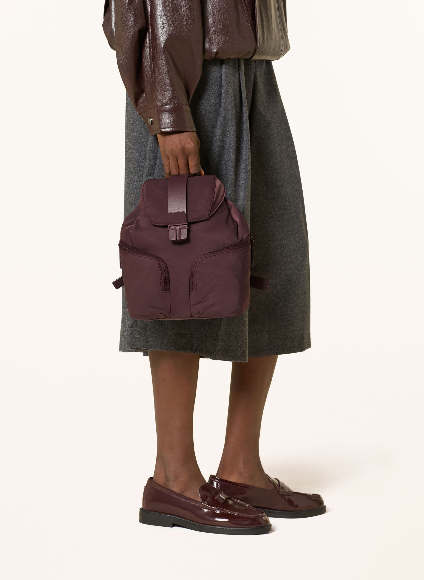 TUMI JOURNEY Backpack SMALL: DARK RED