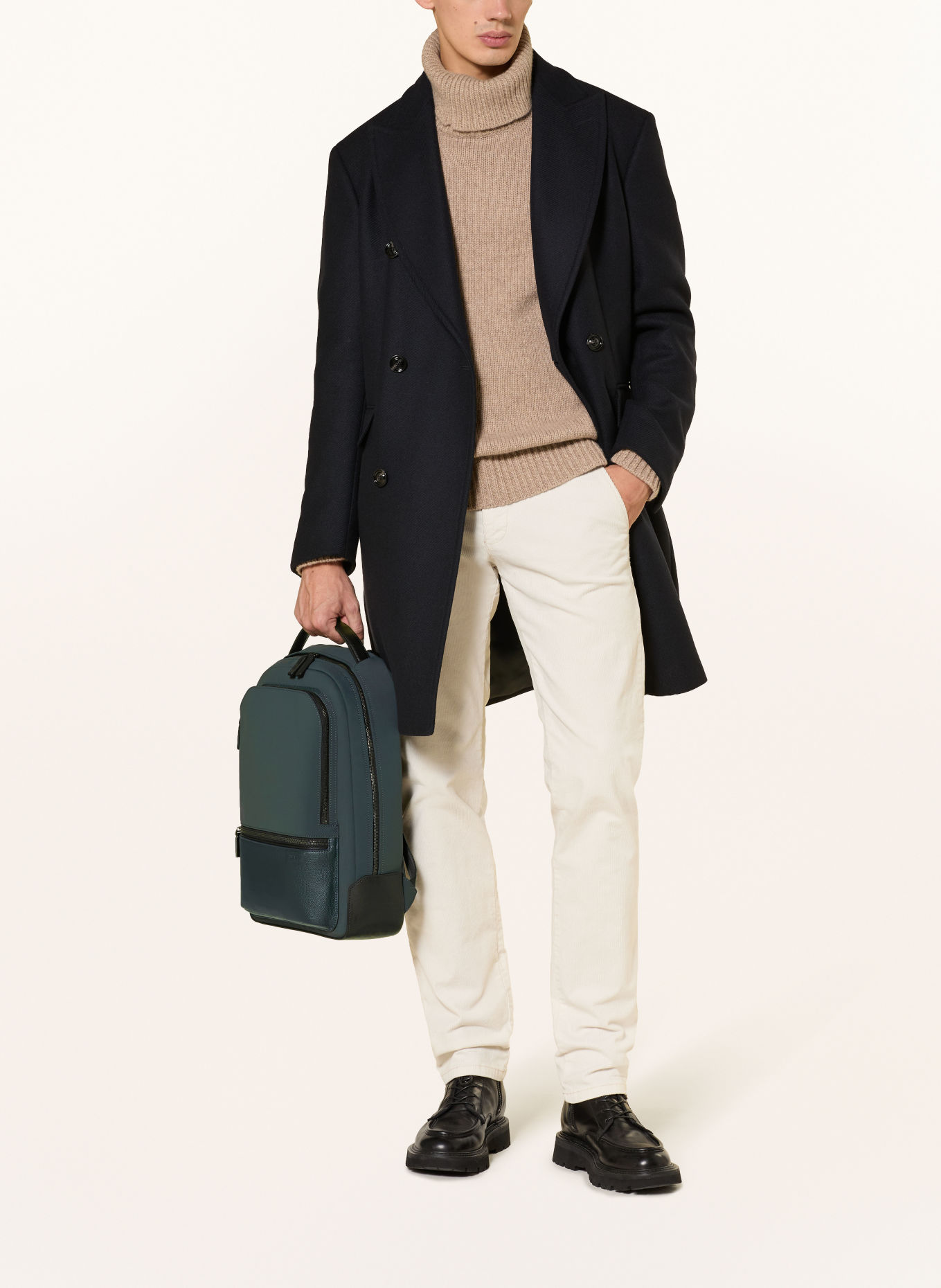 TUMI HARRISON BRADNER Backpack with laptop compartment: DARK GREEN