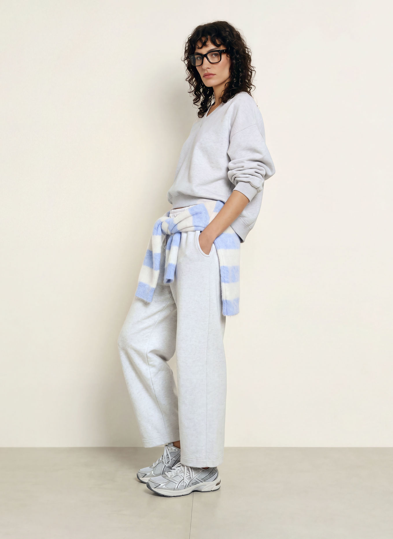 American Vintage Sweatpant BAPTOWN: LICHTGRIJS