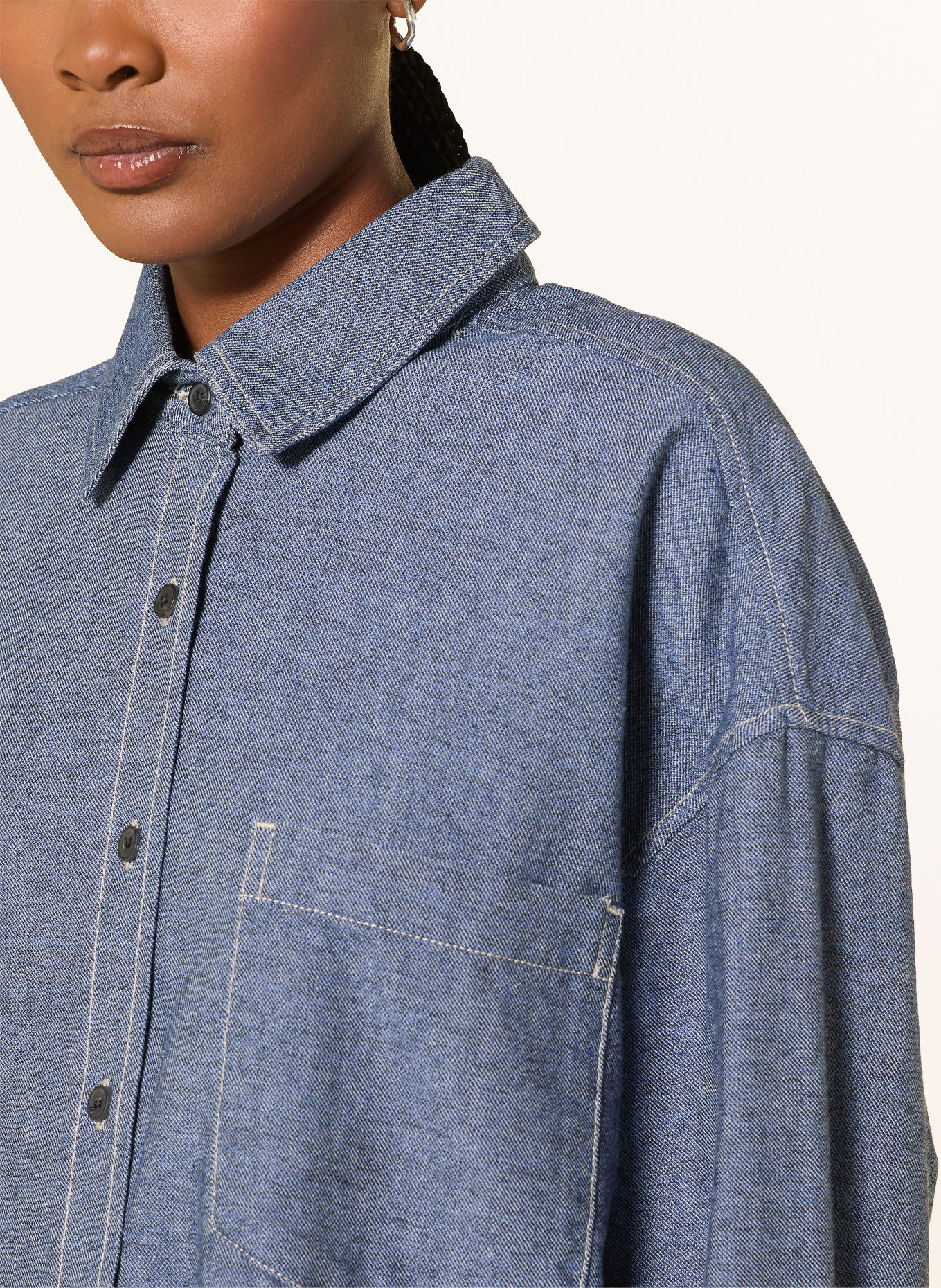 American Vintage Chemisier LOFWAY: BLEU
