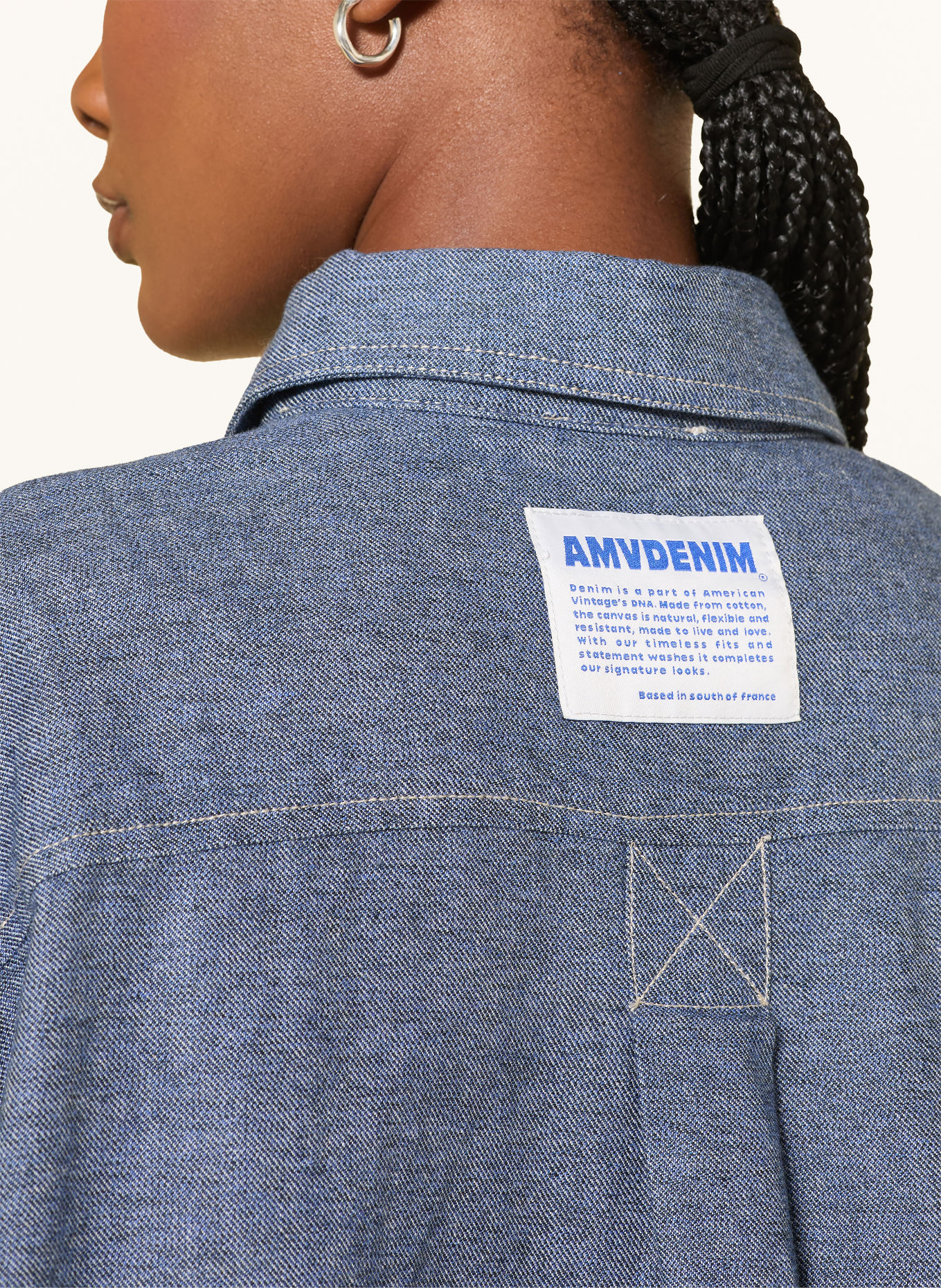 American Vintage Chemisier LOFWAY: BLEU