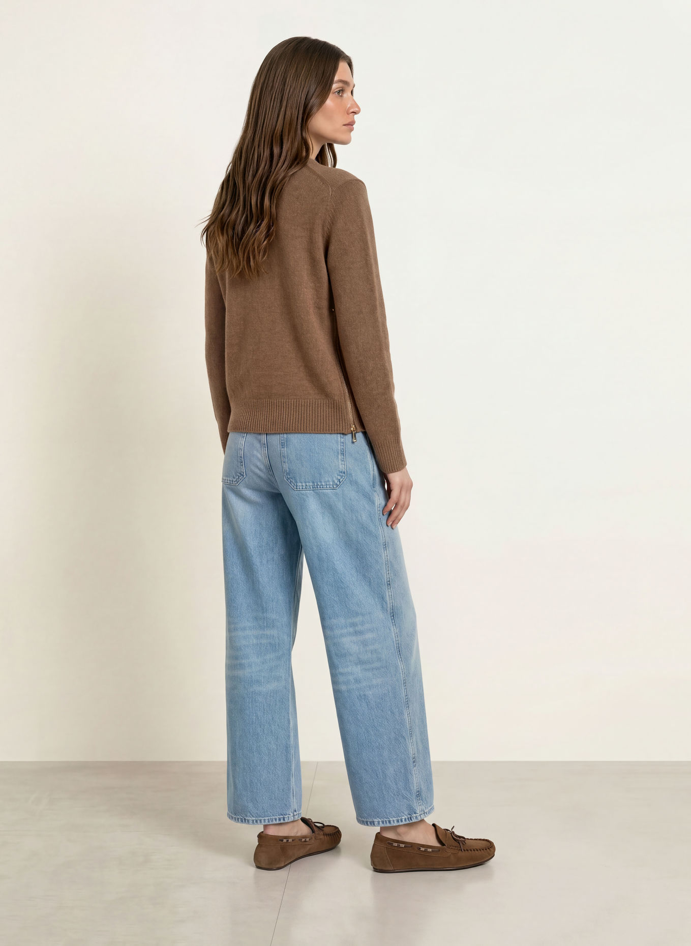 ba&sh Cashmere-Pullover CHEYLA: BRAUN