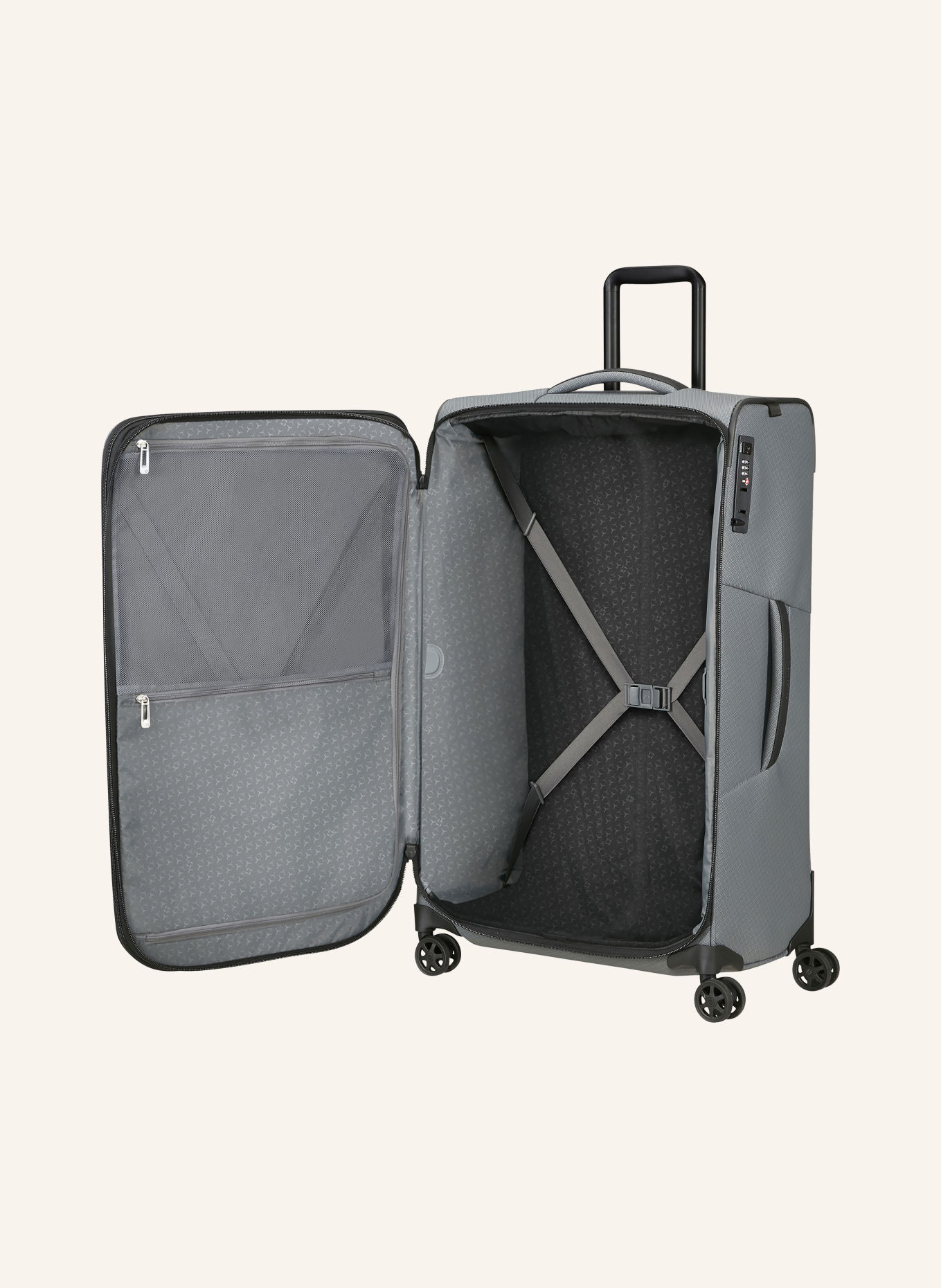 Samsonite Valise à roulettes SPINNER RESPARK: GRIS / NOIR