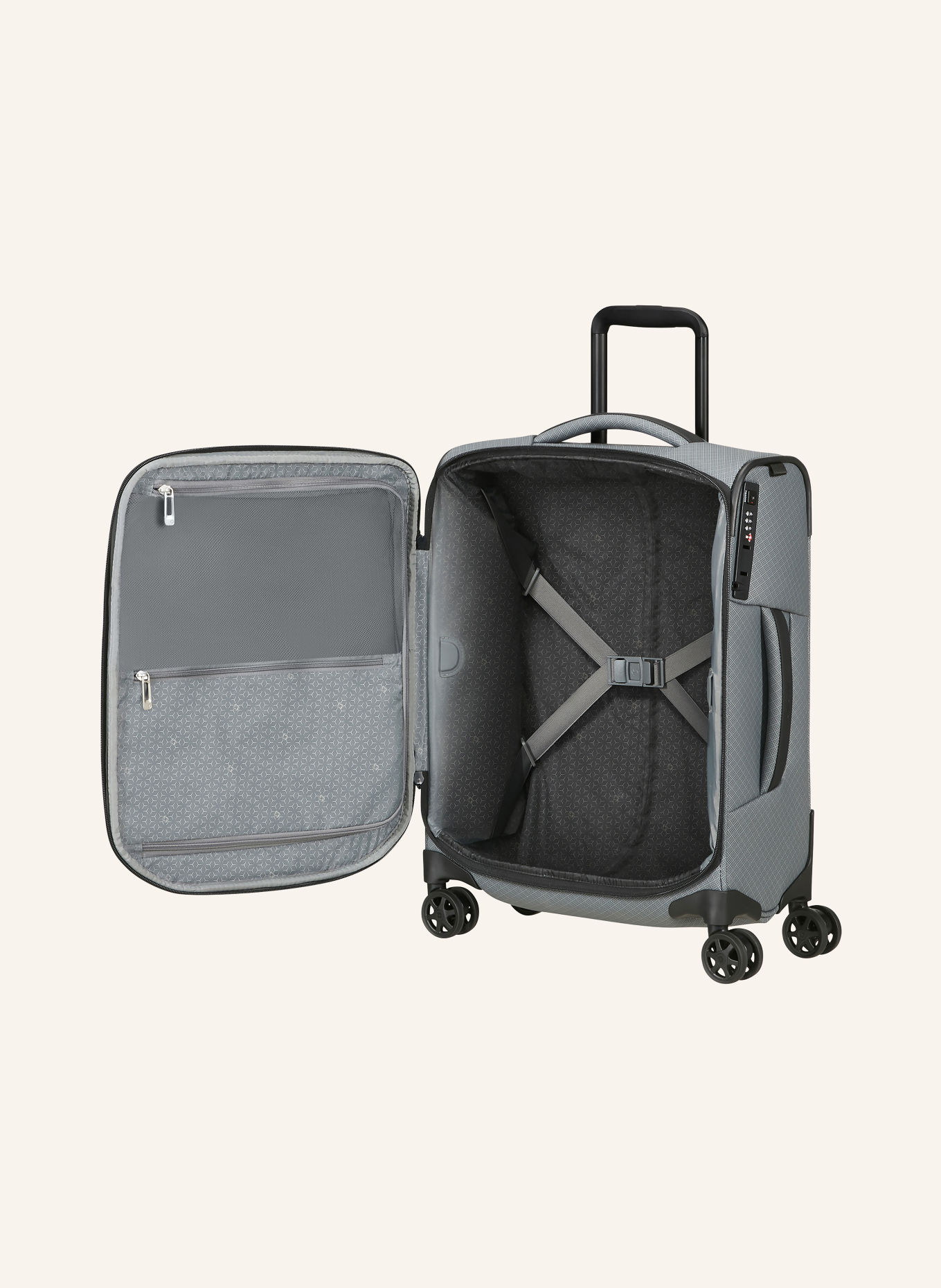 Samsonite Valise à roulettes SPINNER RESPARK: GRIS / NOIR