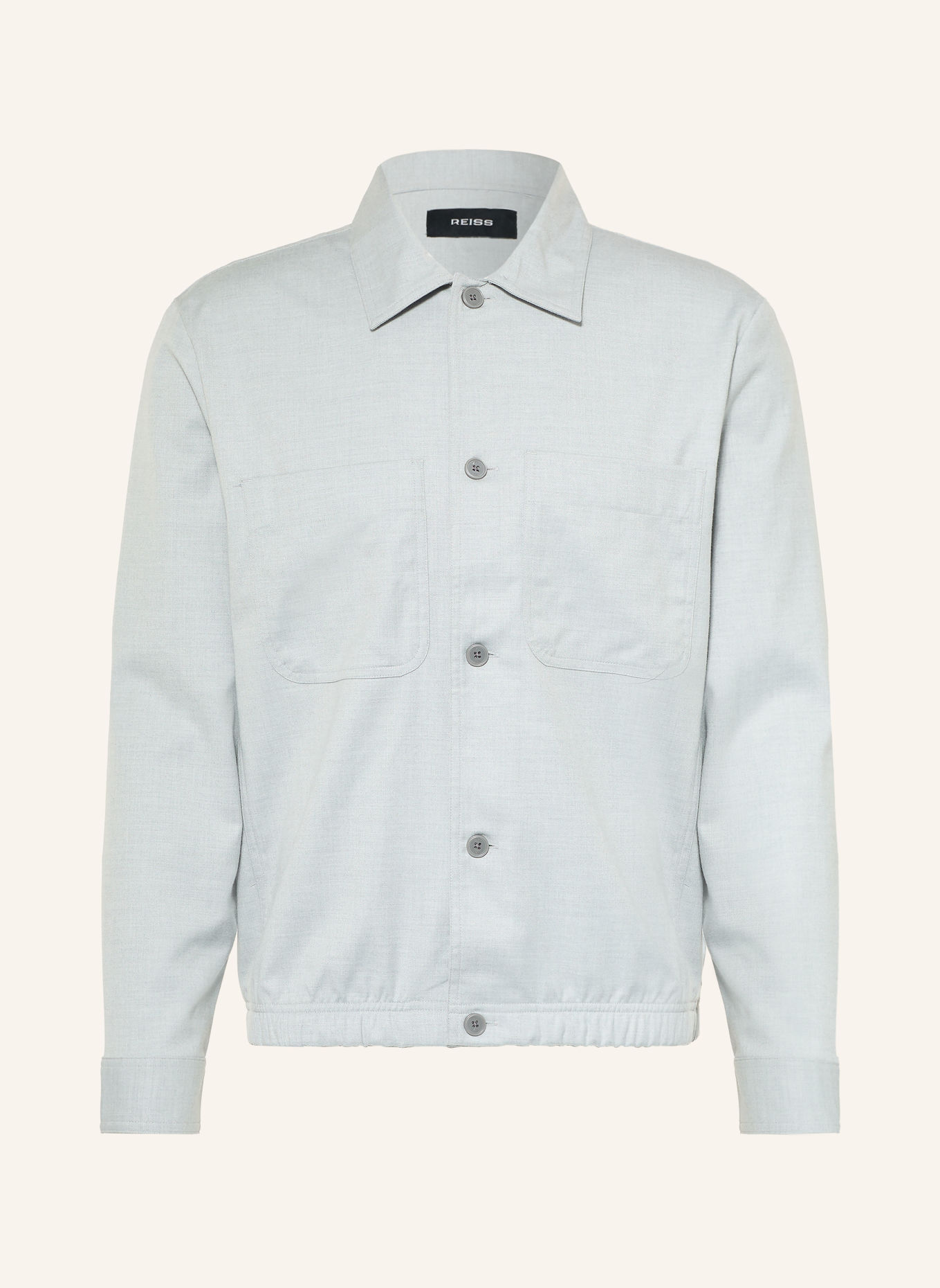 REISS Overshirt PENGE: ŠEDÁ