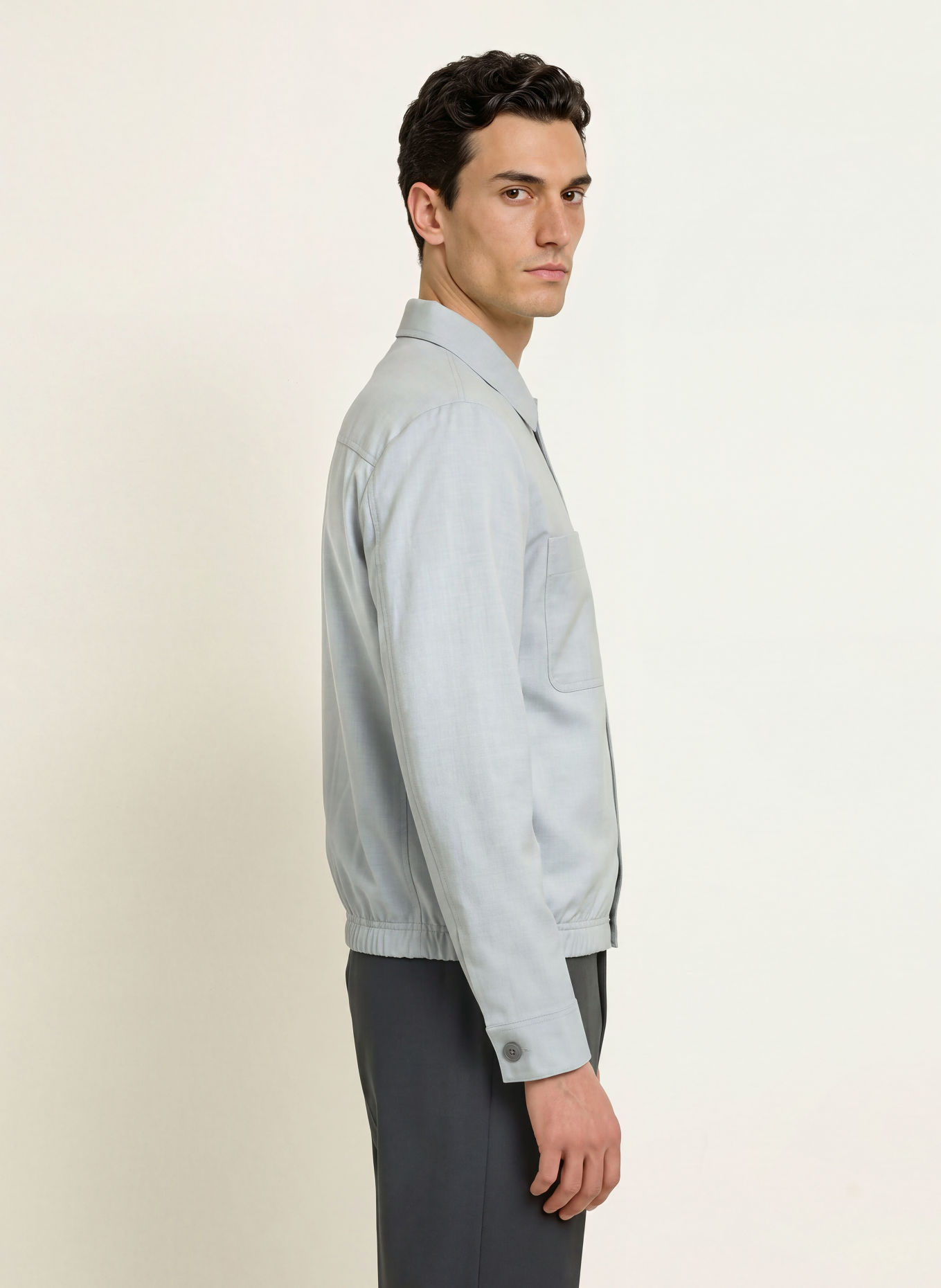 REISS Overshirt PENGE: ŠEDÁ