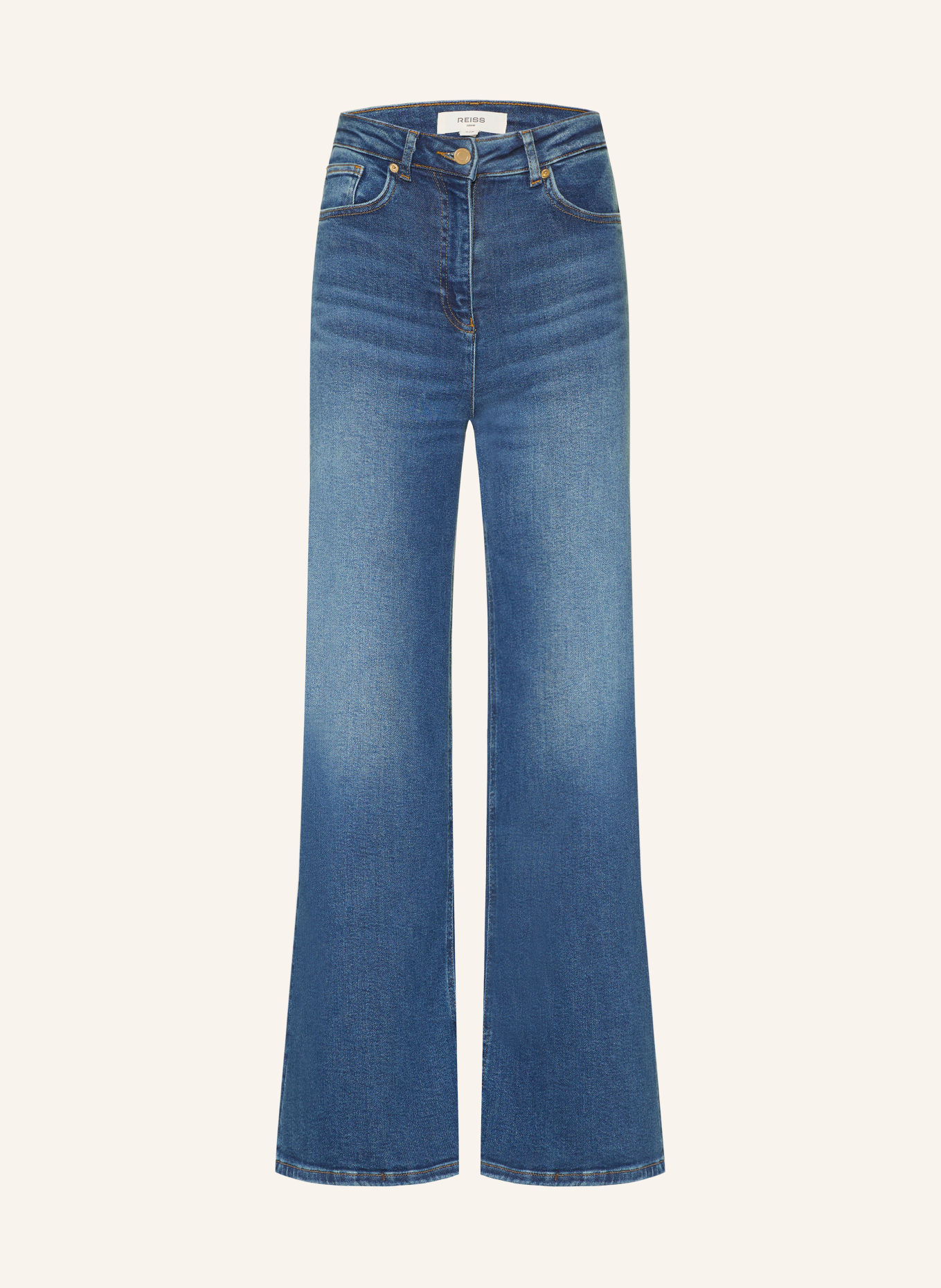 REISS Jean wide leg JAS: 31 MID BLUE