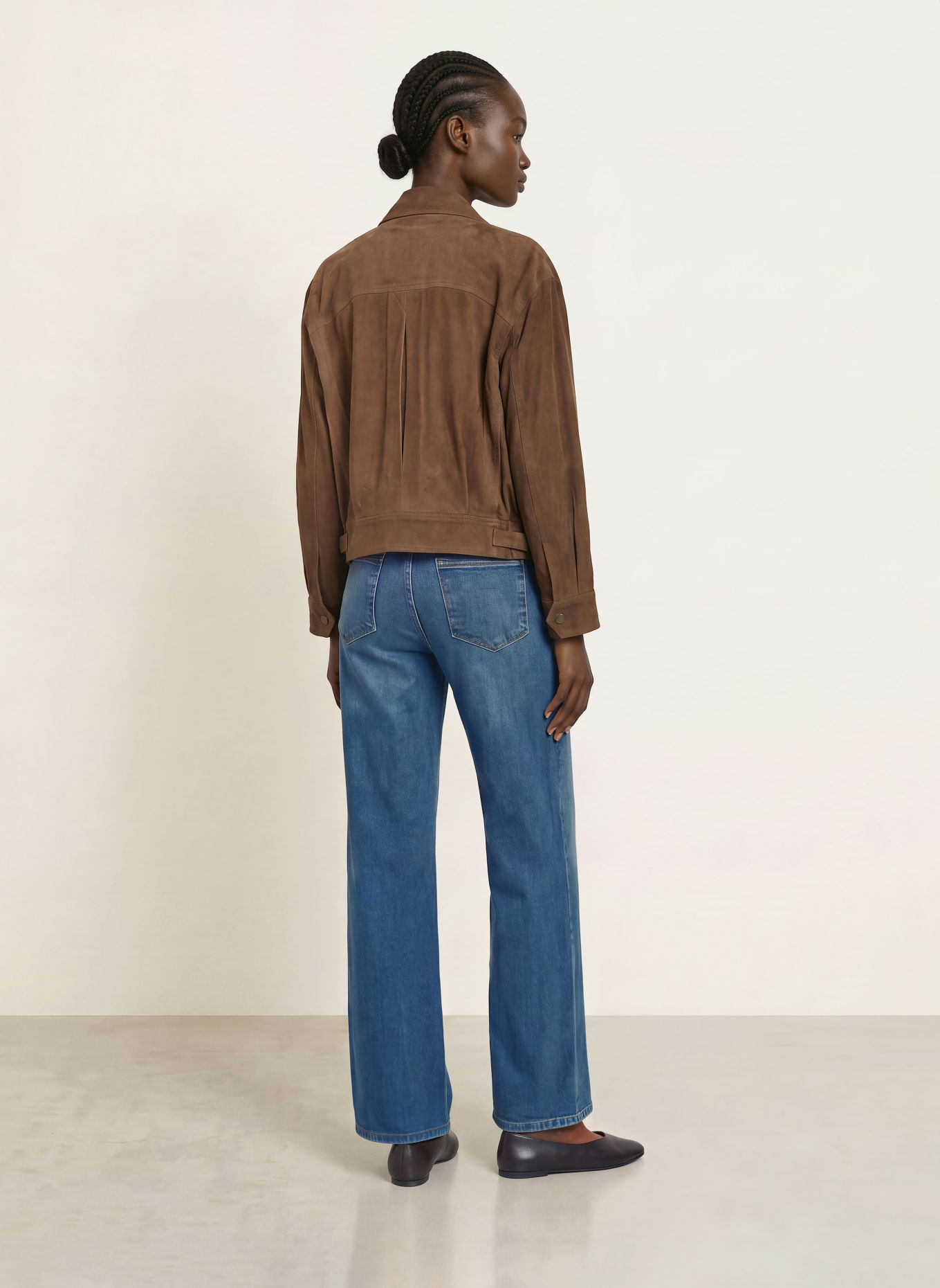 REISS Jean wide leg JAS: 31 MID BLUE