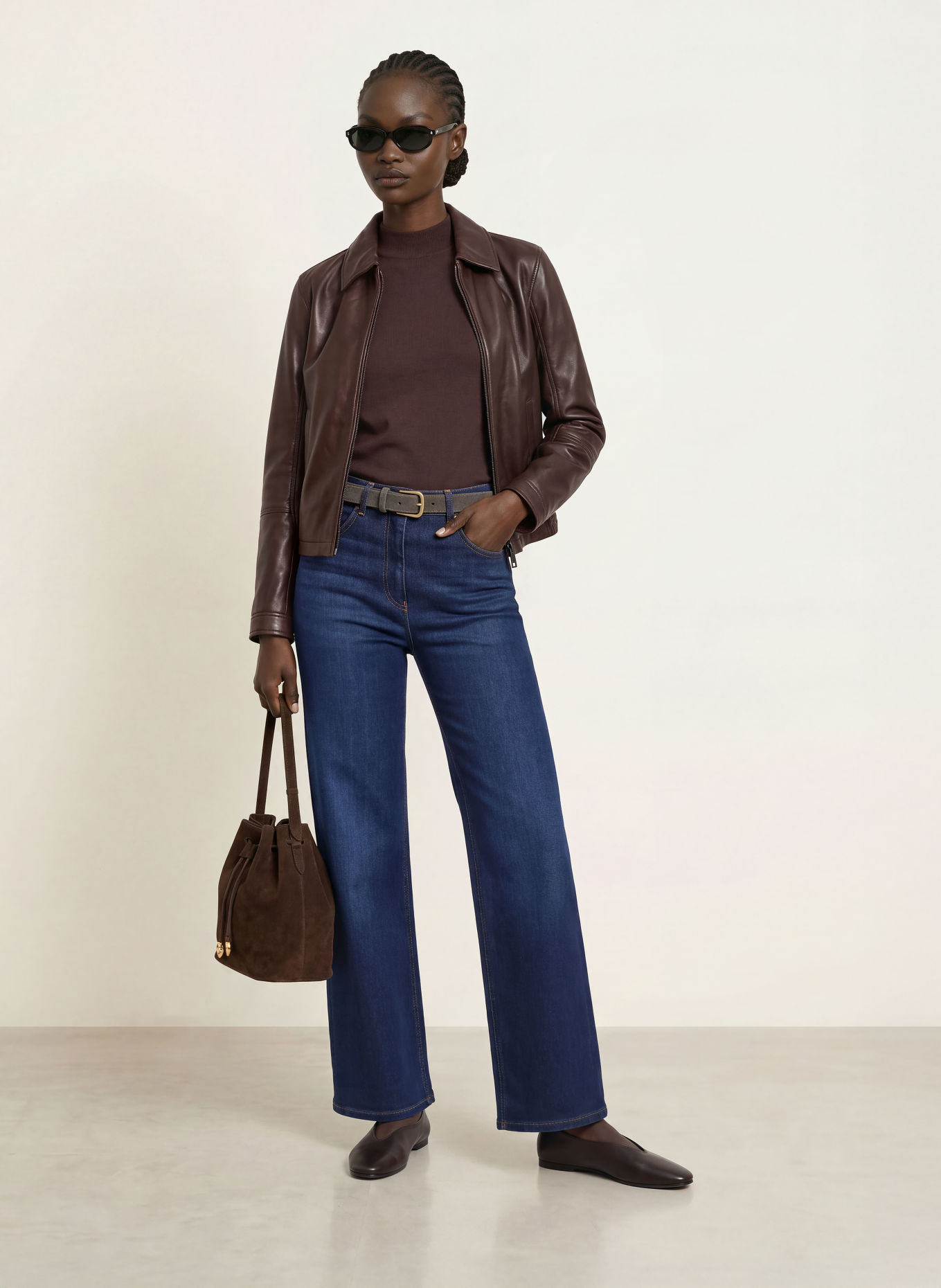 REISS Wide-Leg jeans JAS: 35 DARK BLUE