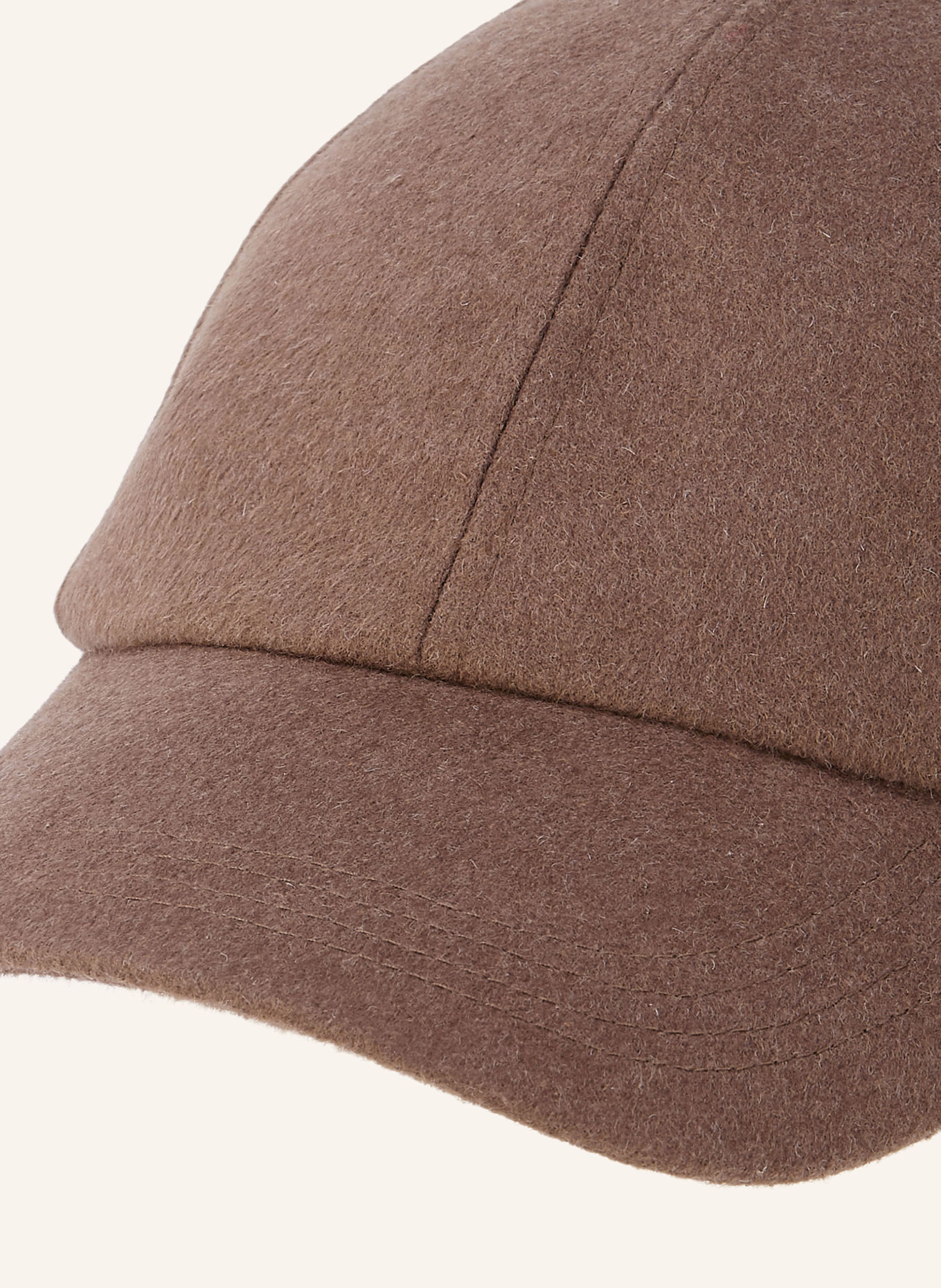 REISS Flanell-Cap SIENNA: TAUPE