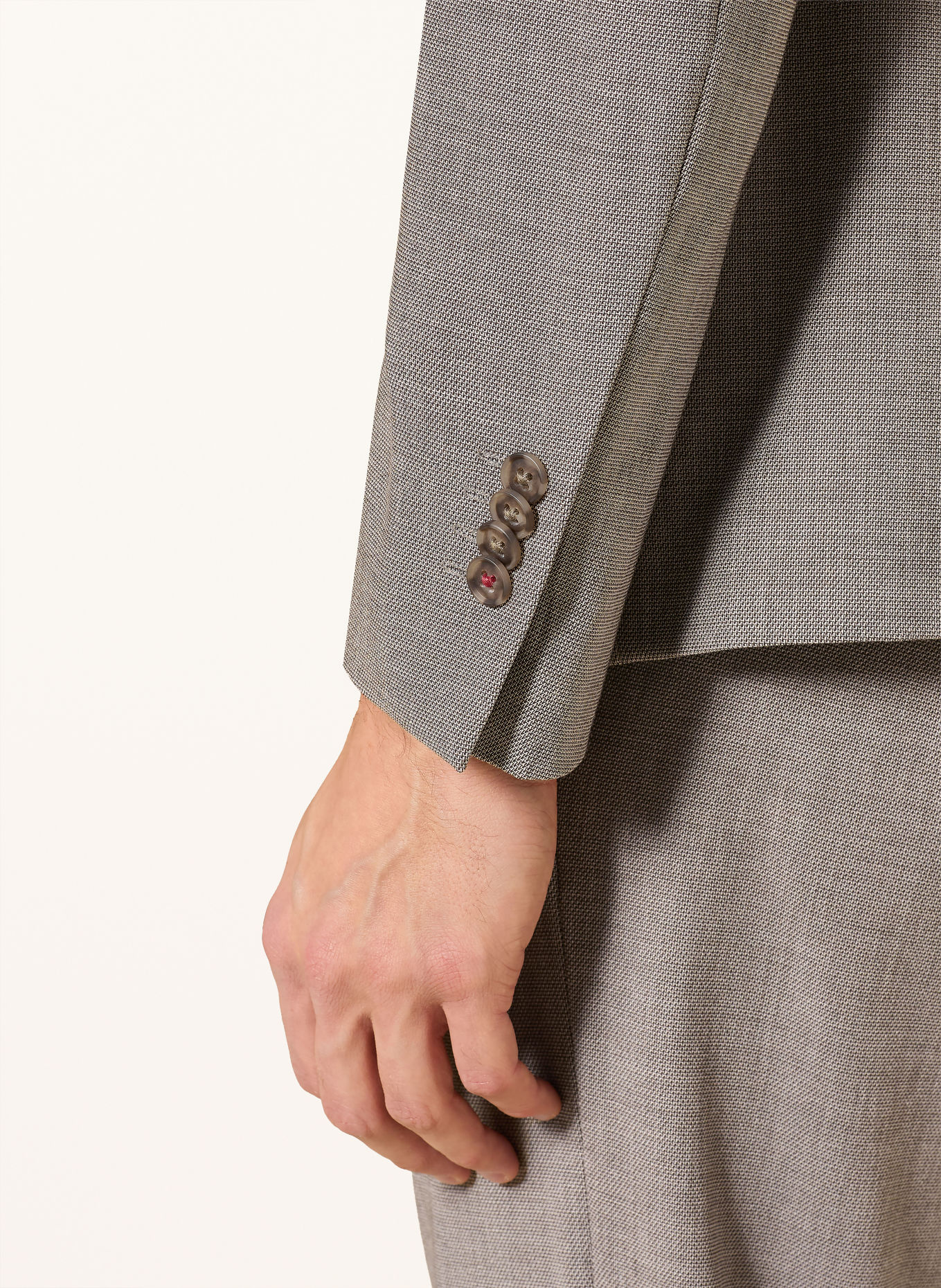 CINQUE CILUCKY-jakkesæt i ekstra slim fit: BEIGE