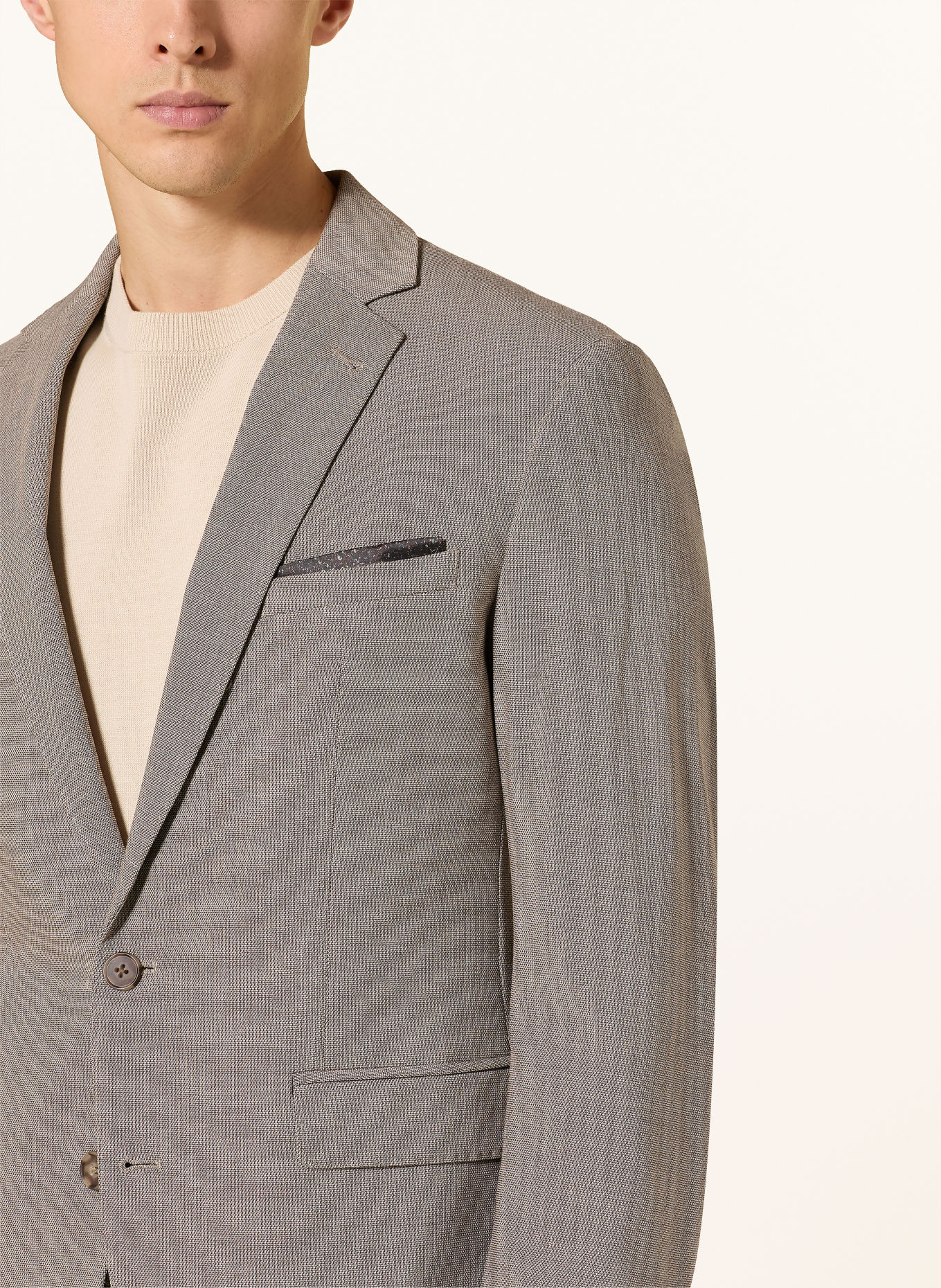 CINQUE CILUCKY-jakkesæt i ekstra slim fit: BEIGE