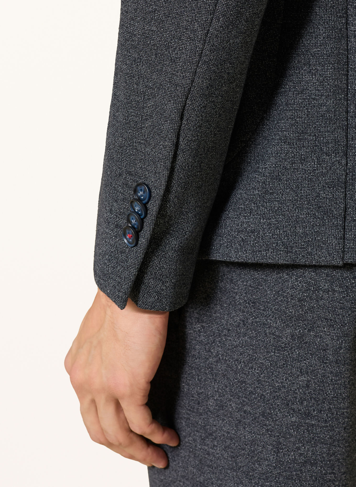 CINQUE Jersey-jakkesæt CIDUE Extra Slim Fit: MØRKEBLÅ