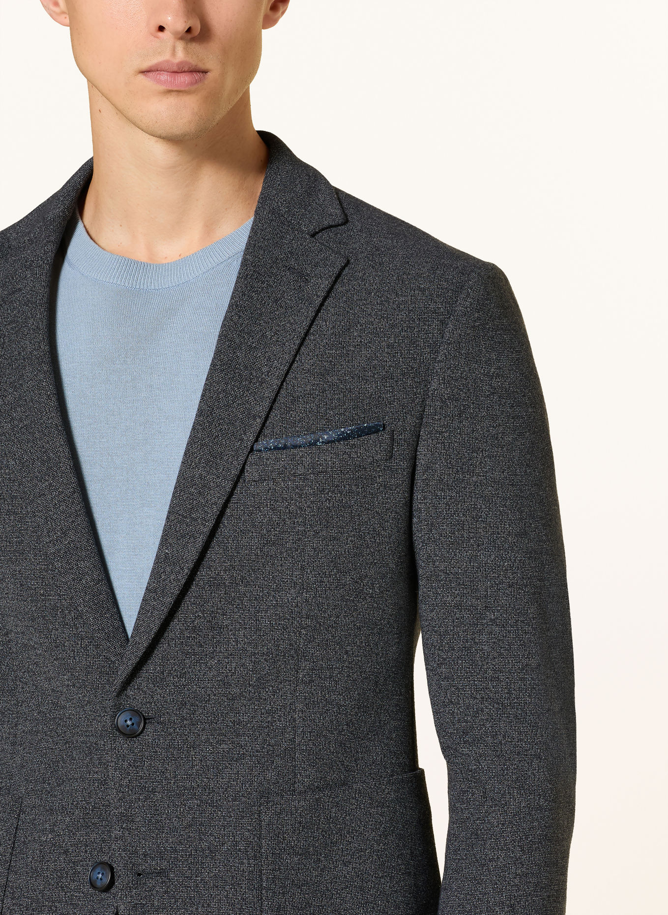 CINQUE Jersey-jakkesæt CIDUE Extra Slim Fit: MØRKEBLÅ