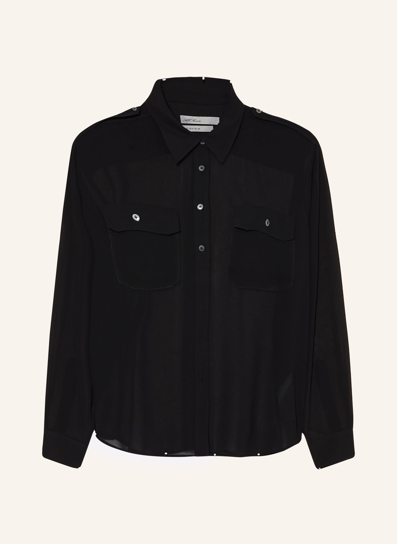 ALLSAINTS Chemisier MAVEN: NOIR