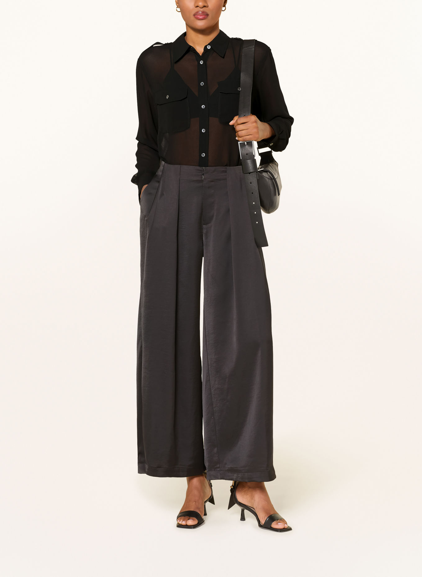 ALLSAINTS Chemisier MAVEN: NOIR