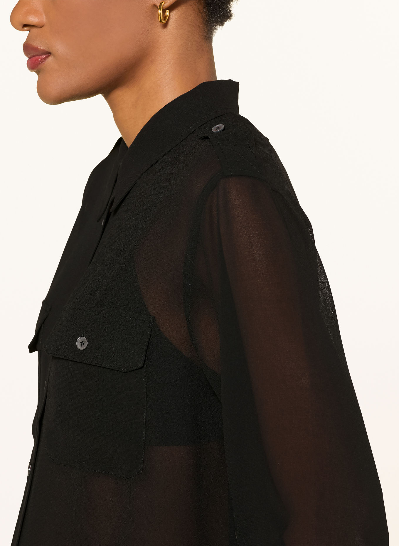 ALLSAINTS Chemisier MAVEN: NOIR