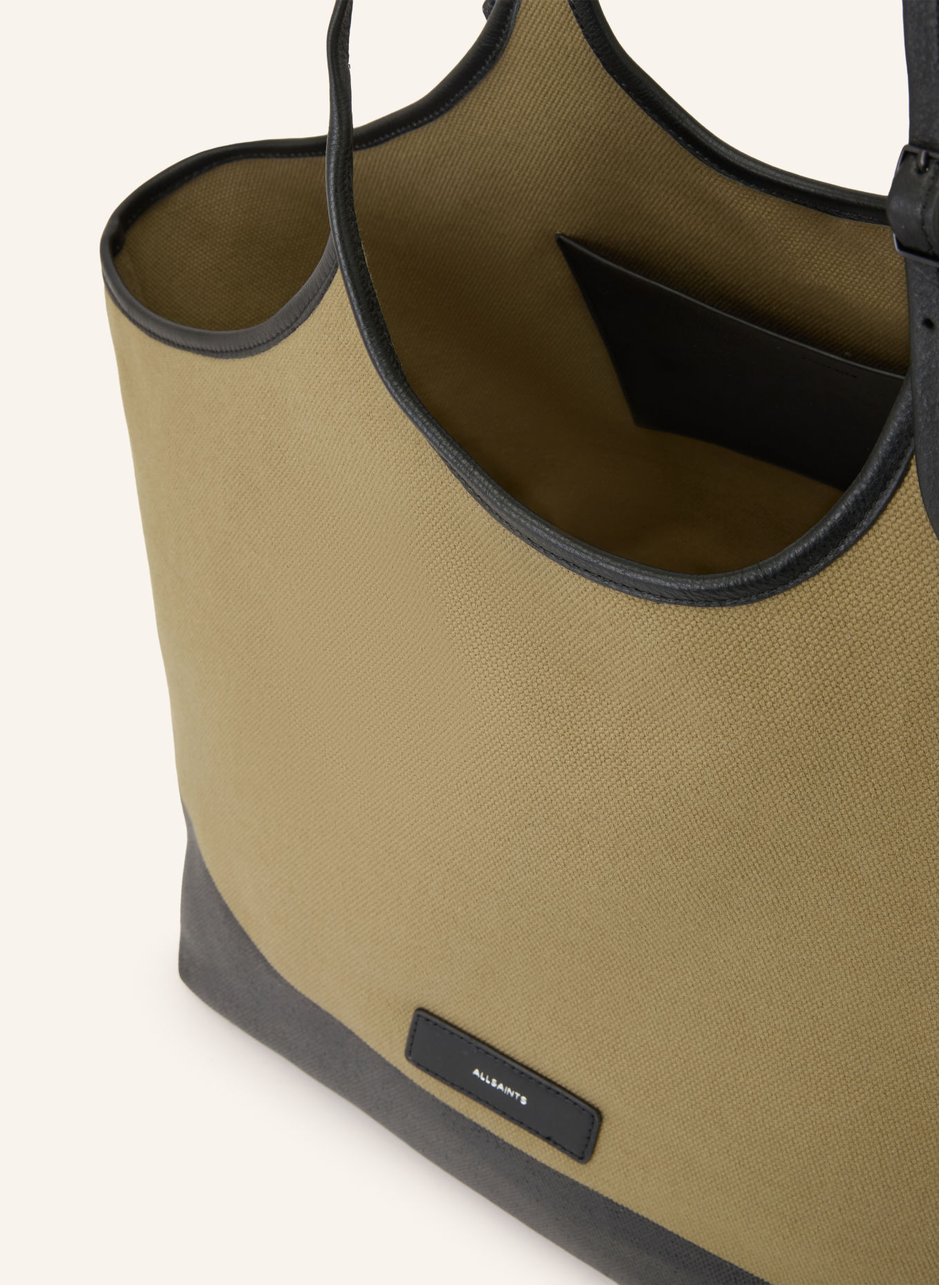 ALLSAINTS Shopper SILOH: HELLBRAUN / SCHWARZ