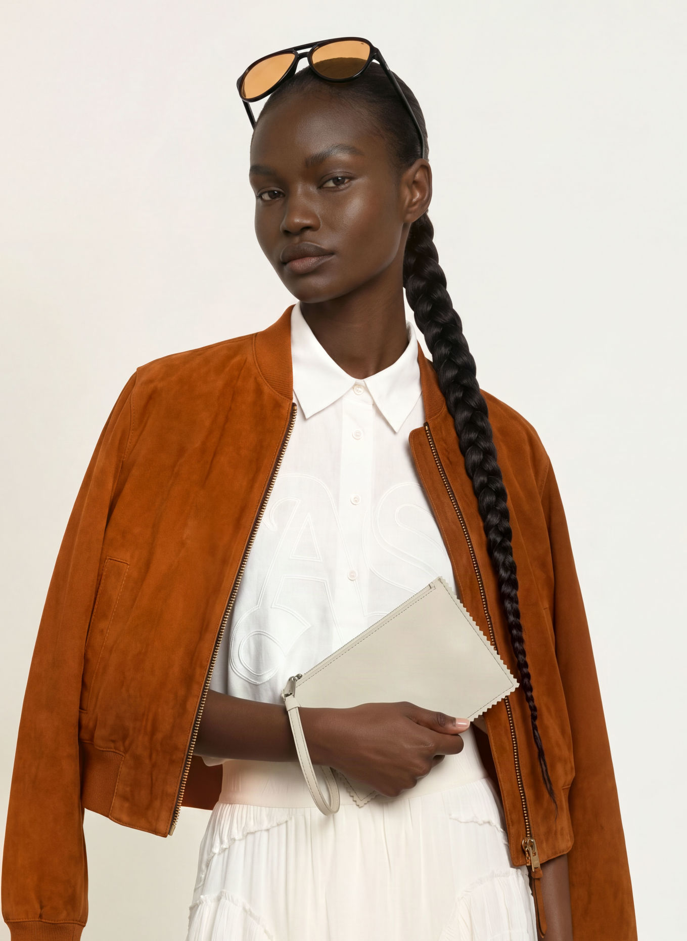 ALLSAINTS SILOH Pouch: CREAM