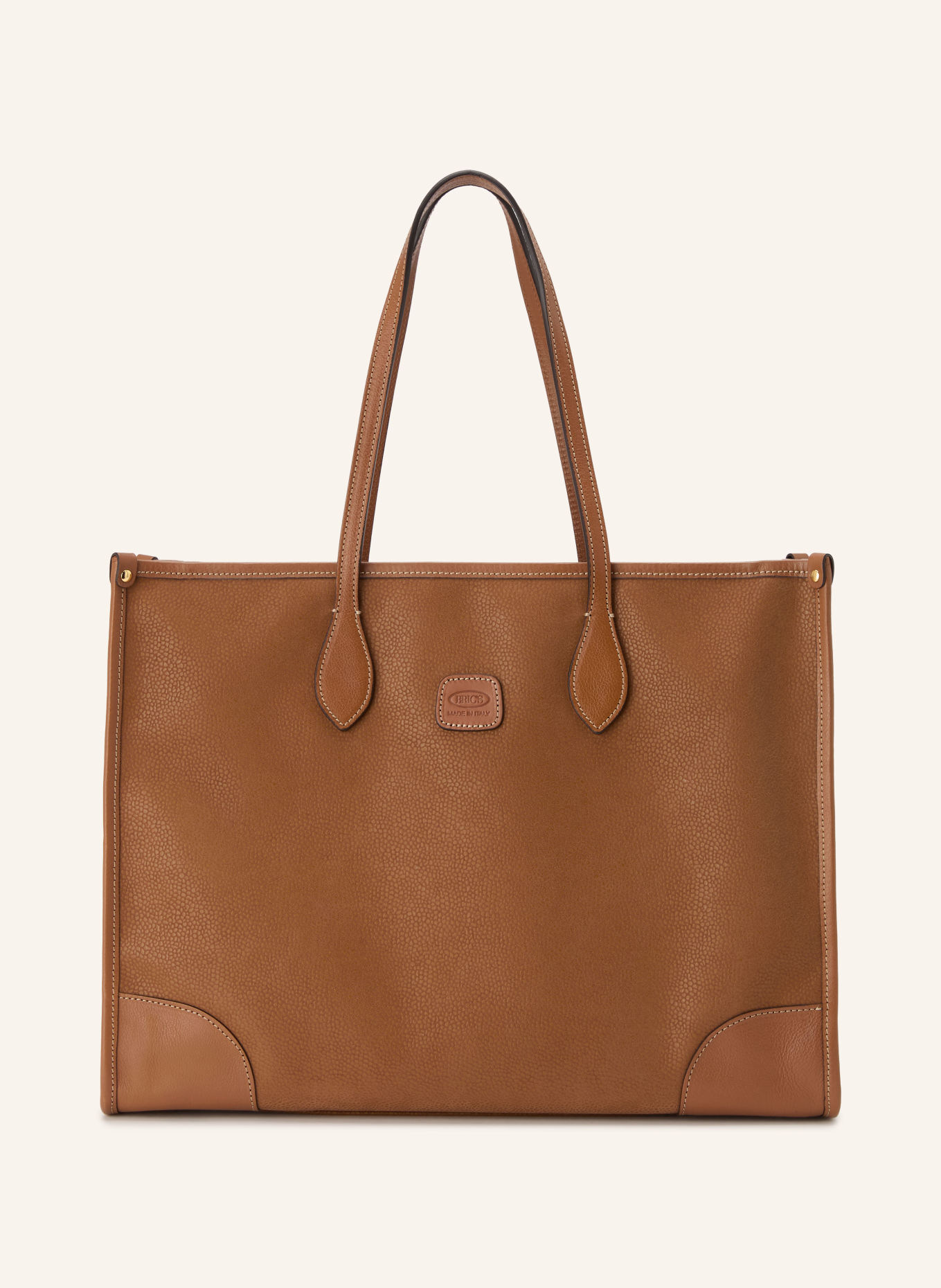 BRIC'S OPERA MEDIUM Shoppers with Laptop Compartment: BROWN / CAMEL