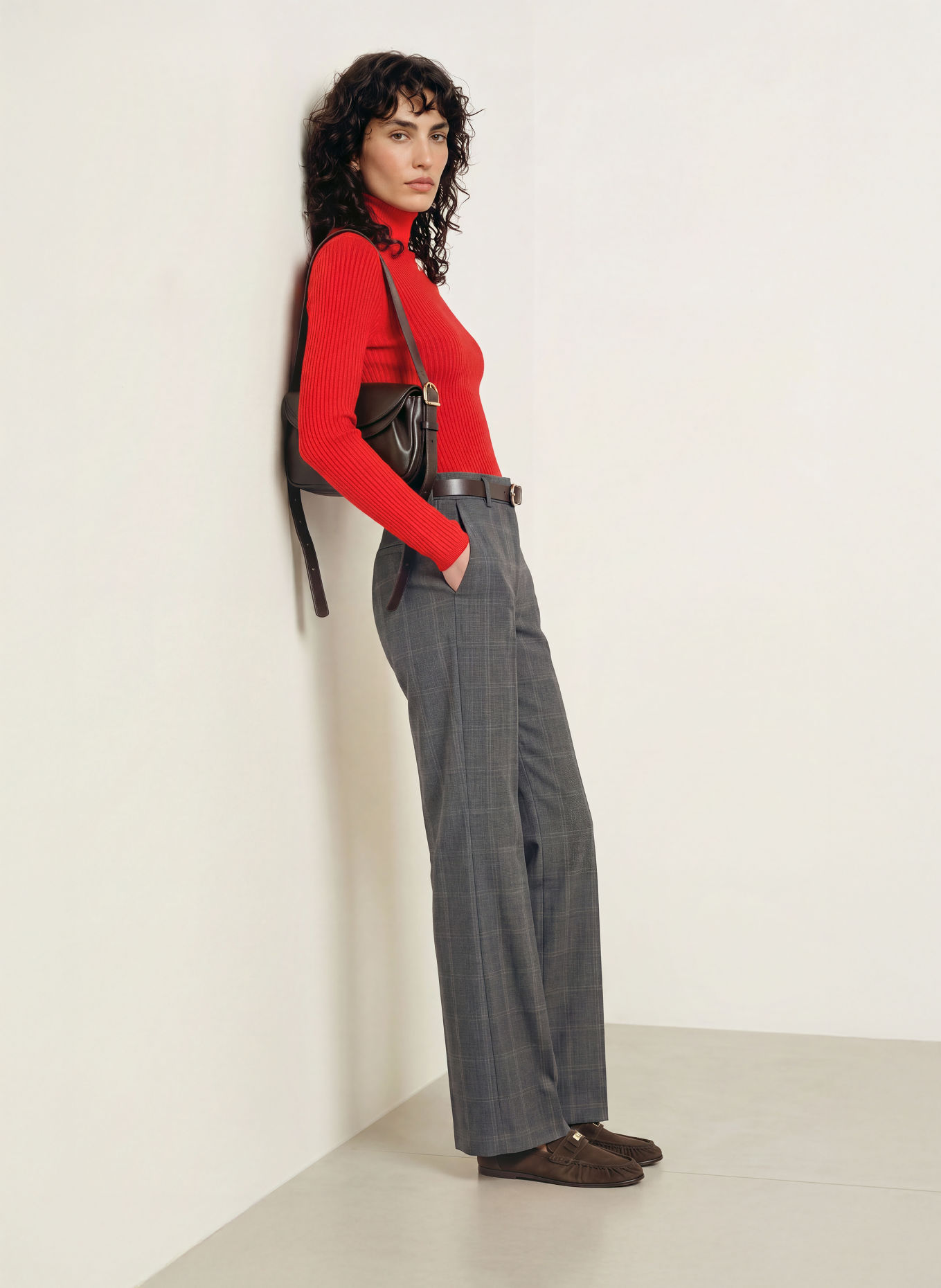 SANDRO Rollkragenpullover: ROT