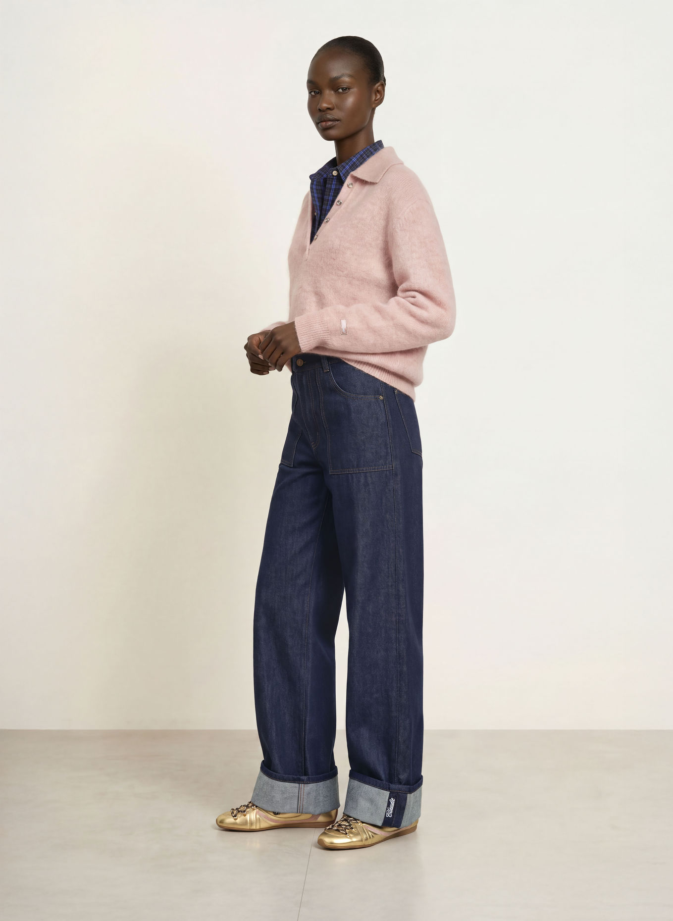 CLAUDIE PIERLOT Pullover mit Mohair: HELLROSA