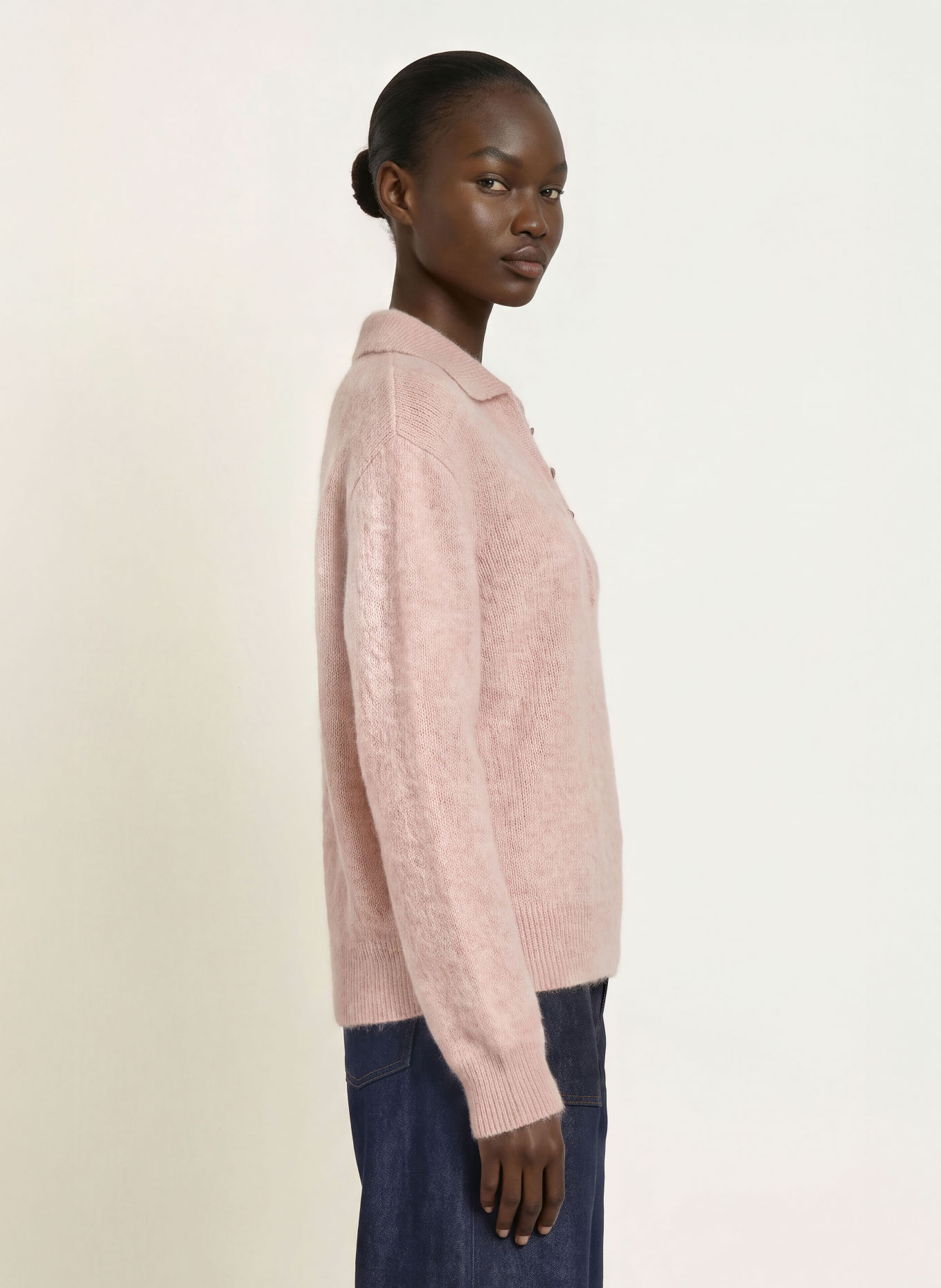 CLAUDIE PIERLOT Pullover mit Mohair: HELLROSA