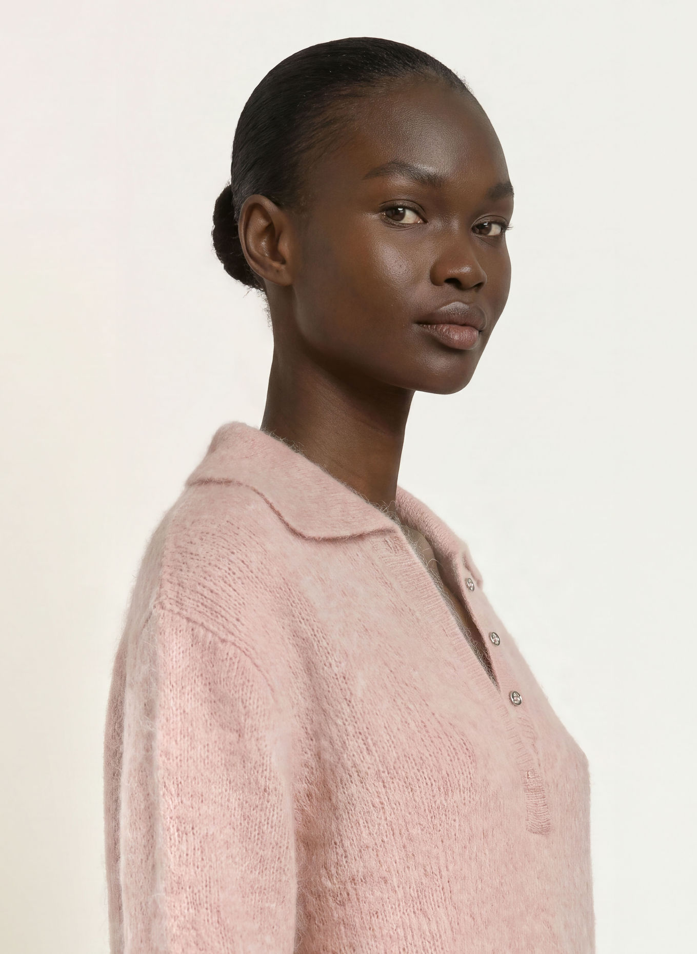 CLAUDIE PIERLOT Pullover mit Mohair: HELLROSA
