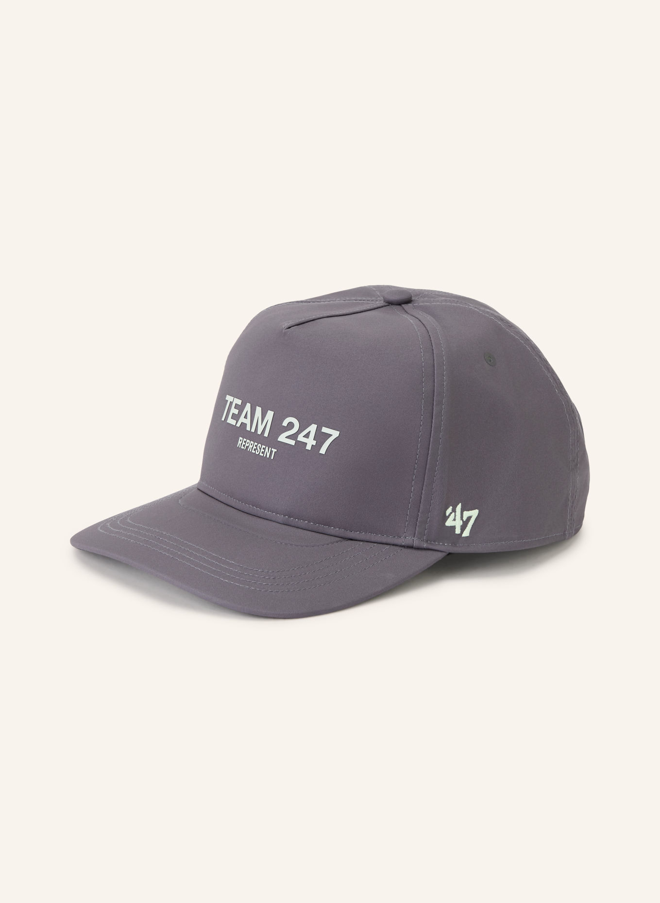 247 REPRESENT Czapka z daszkiem TEAM 247: SZARY
