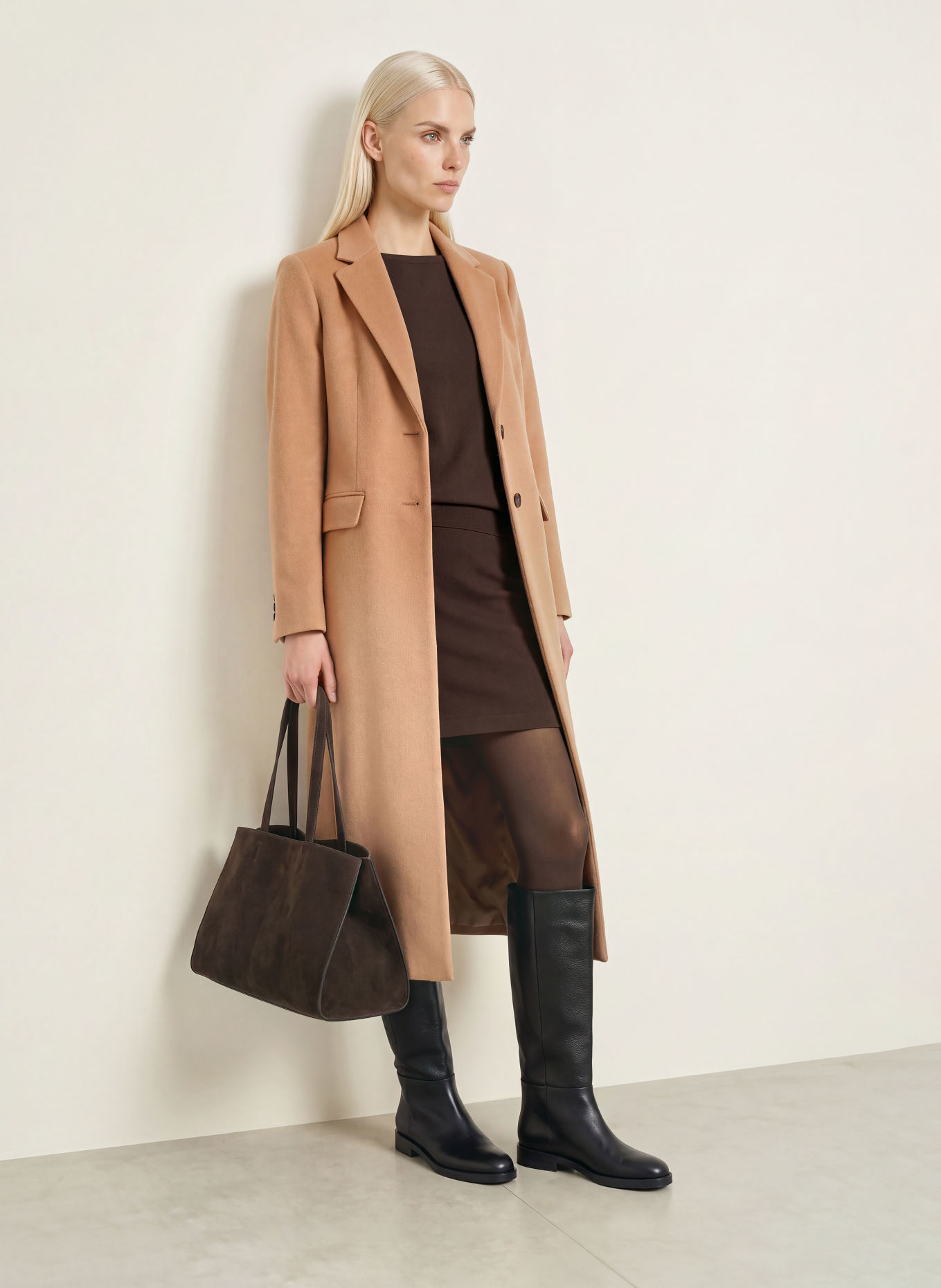 Phase Eight LYDIA Coat: CAMEL