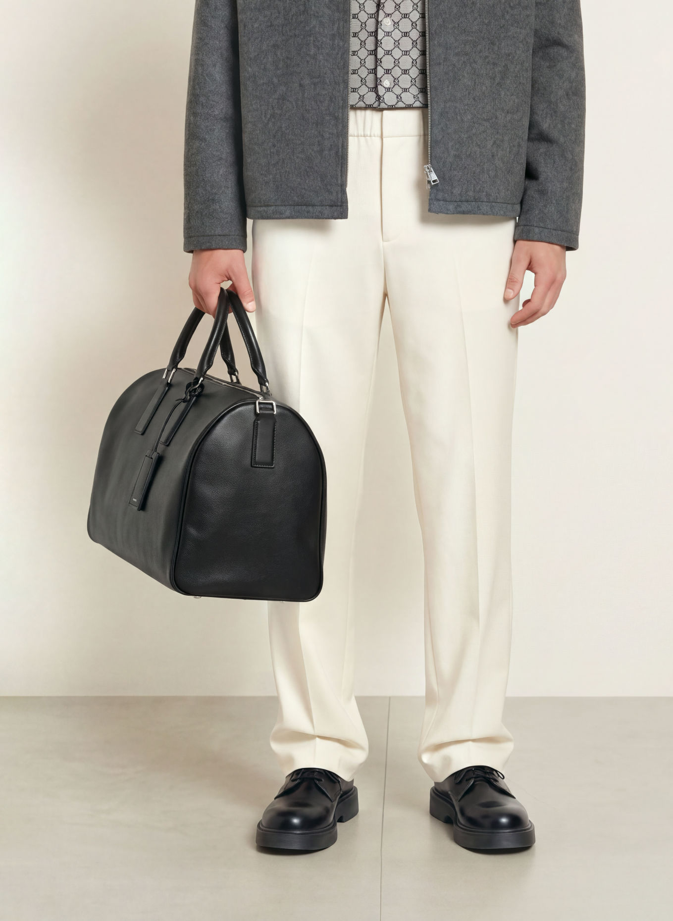 SANDRO Weekender: SCHWARZ / SILBER