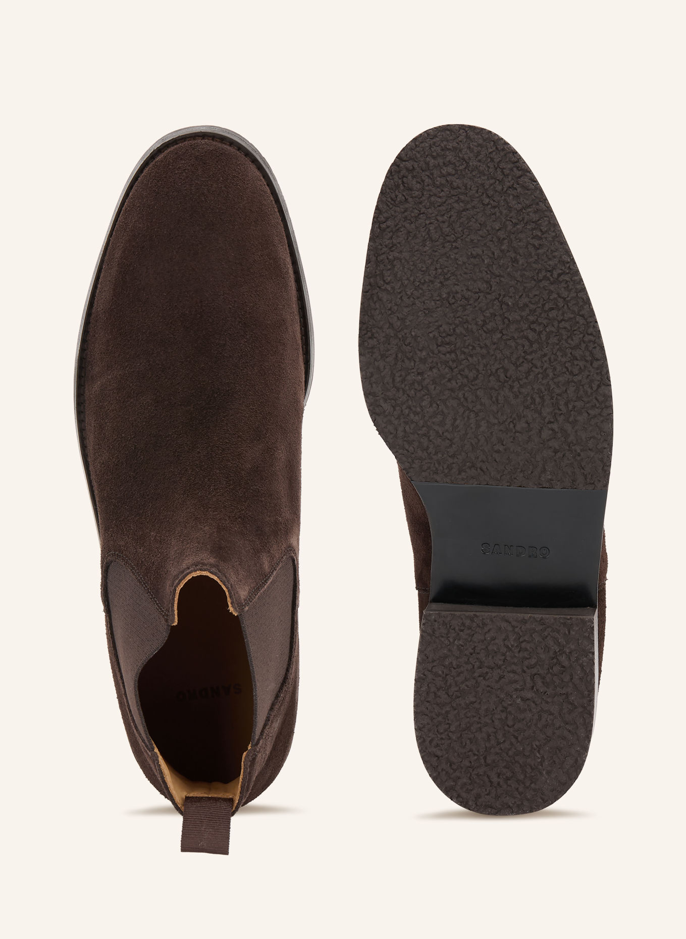 SANDRO Chelsea-Boots: DUNKELBRAUN