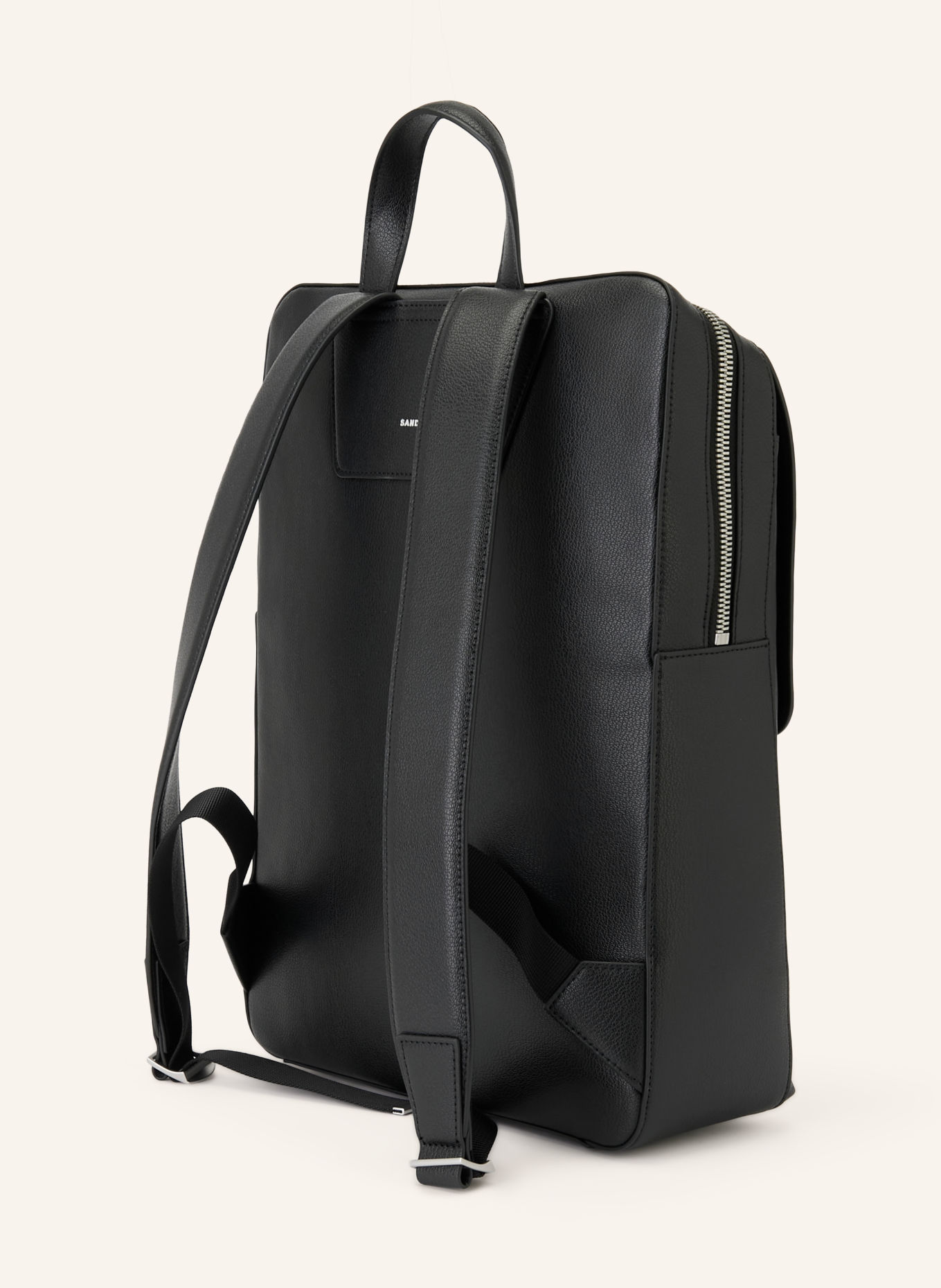 SANDRO Rucksack: SCHWARZ / SILBER