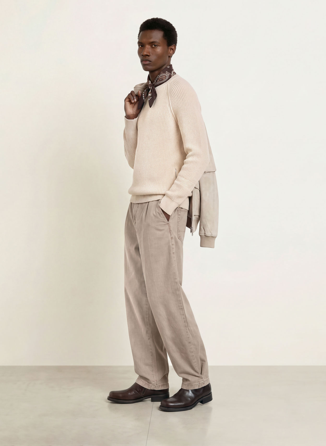ALLSAINTS KIT Sweater: BEIGE