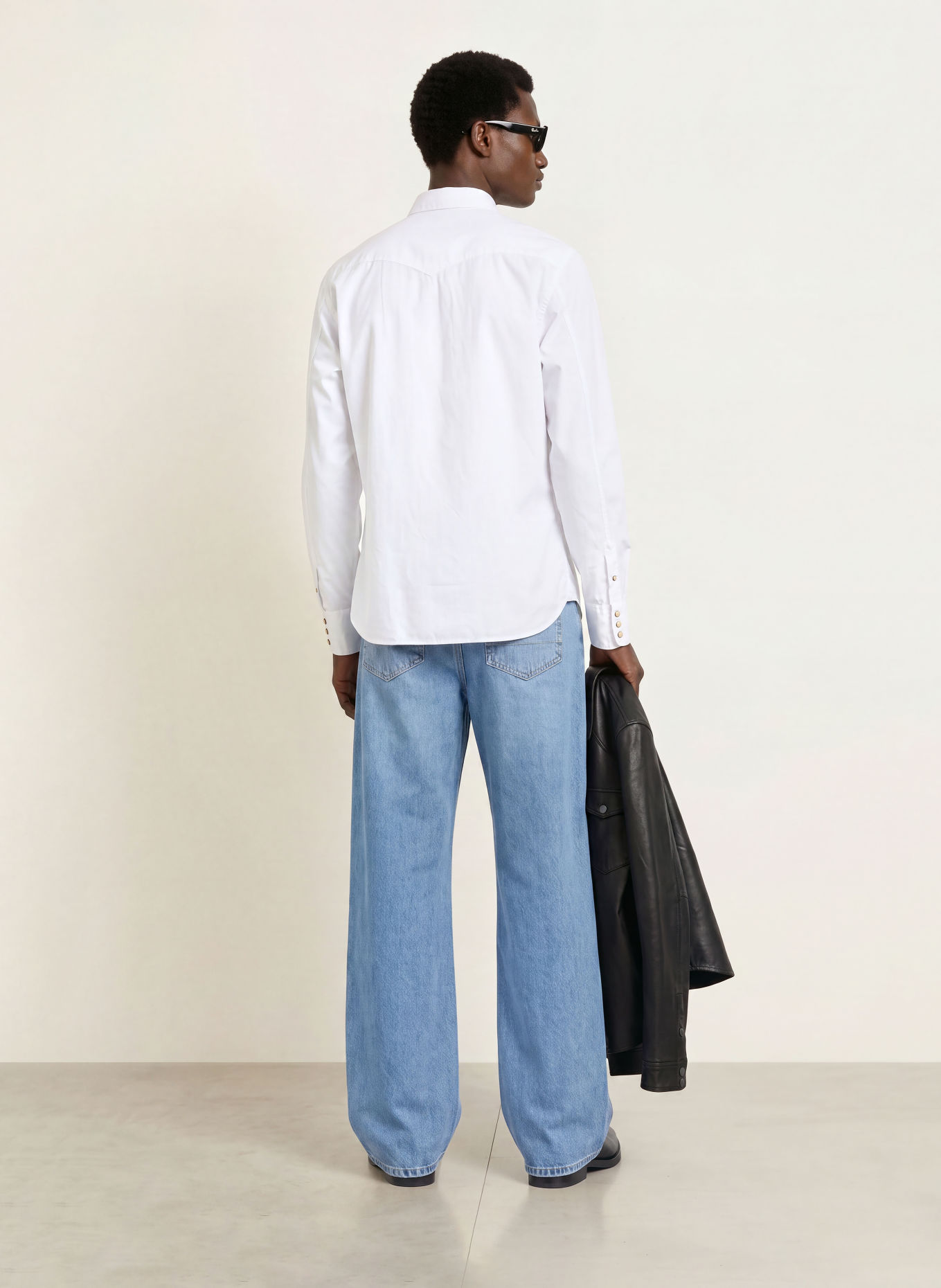 ALLSAINTS KENIL Comfort Fit Shirt: WHITE