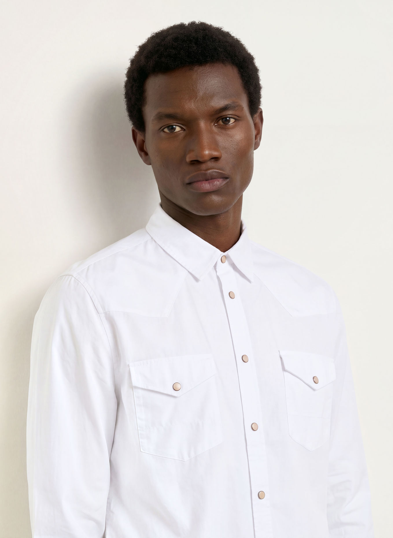 ALLSAINTS KENIL Comfort Fit Shirt: WHITE