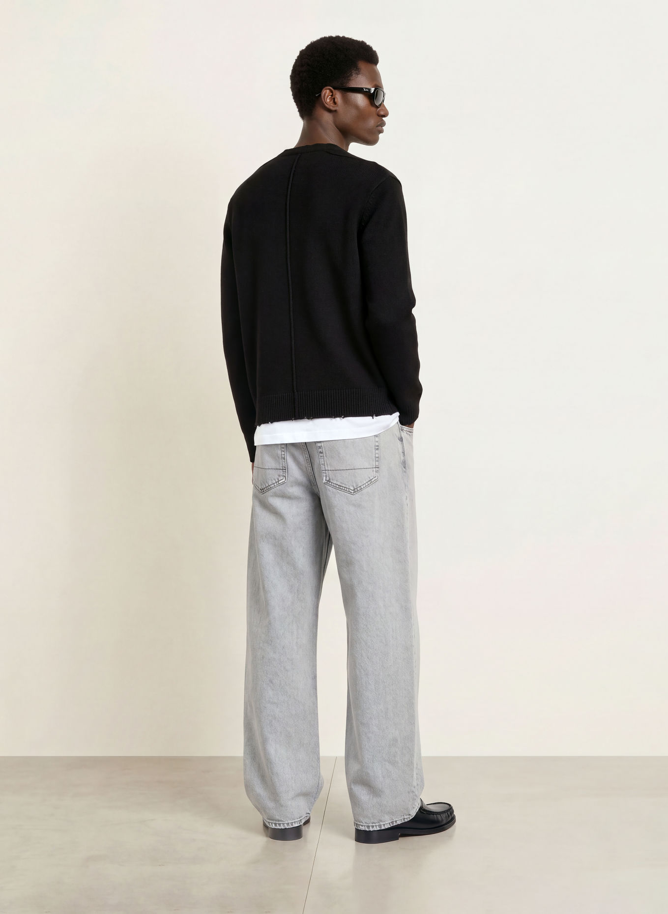 ALLSAINTS Pullover REMUS: SCHWARZ