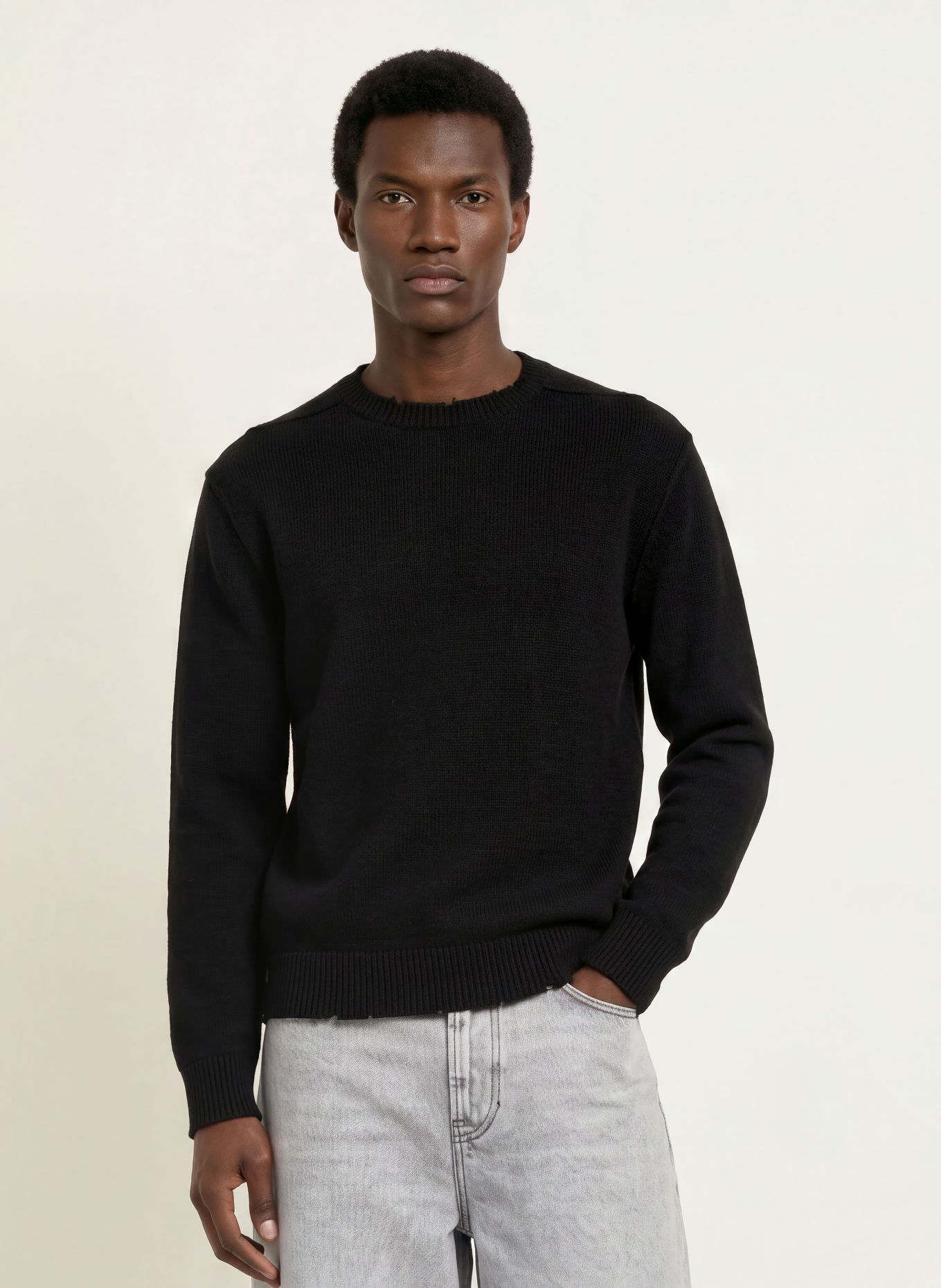 ALLSAINTS Pullover REMUS: SCHWARZ