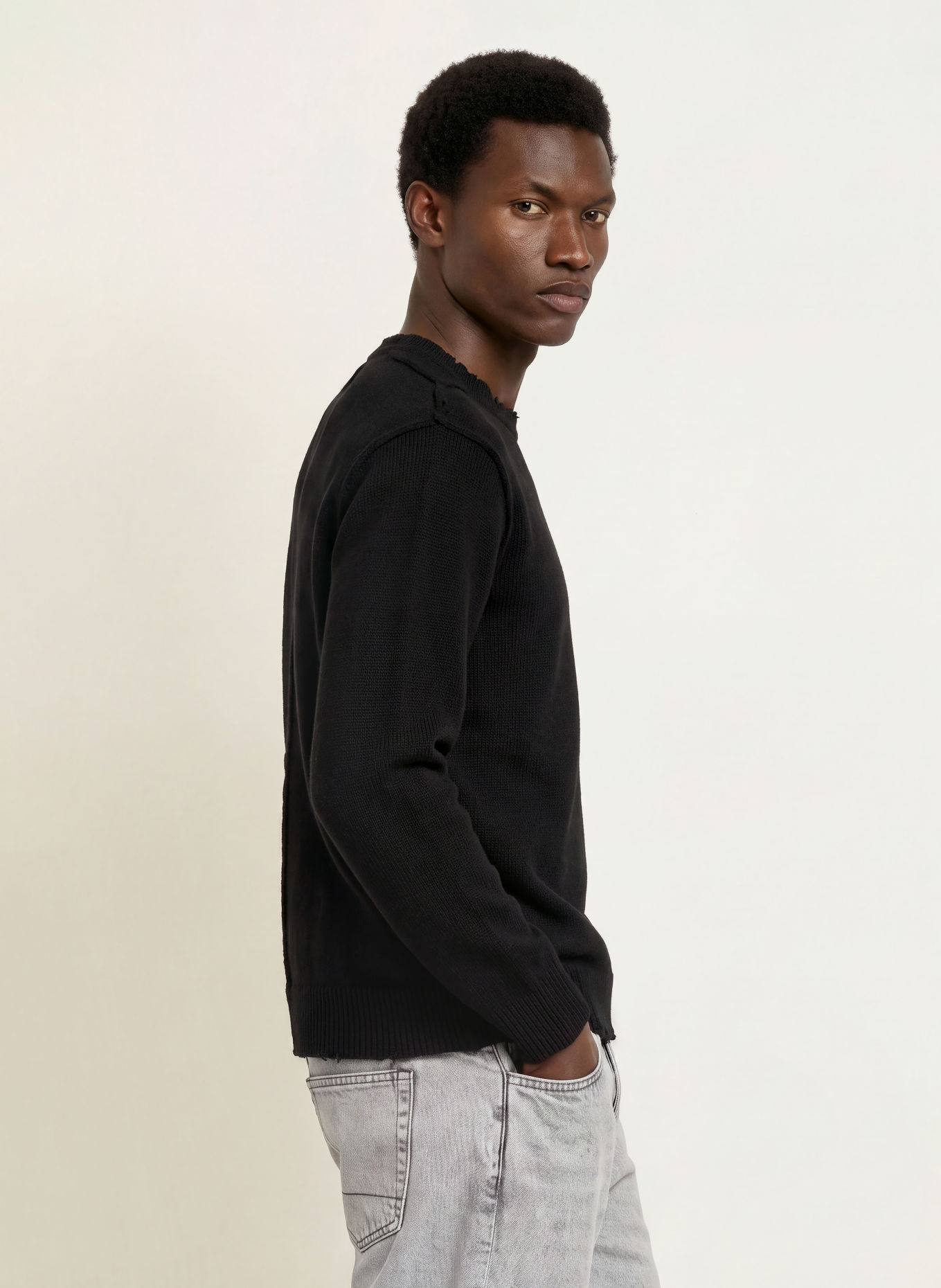 ALLSAINTS Pullover REMUS: SCHWARZ