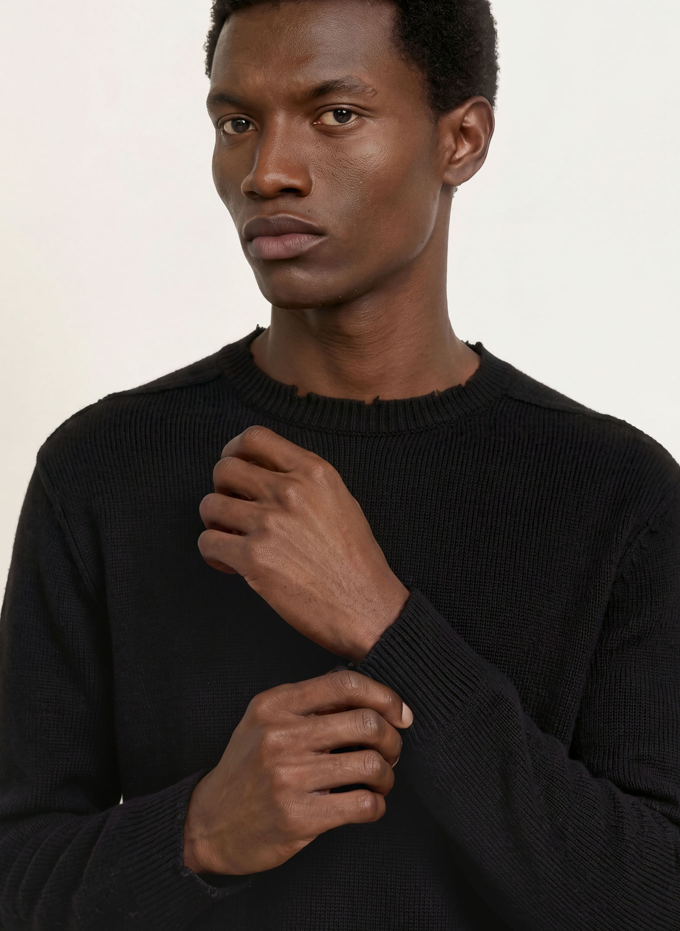 ALLSAINTS Pullover REMUS: SCHWARZ